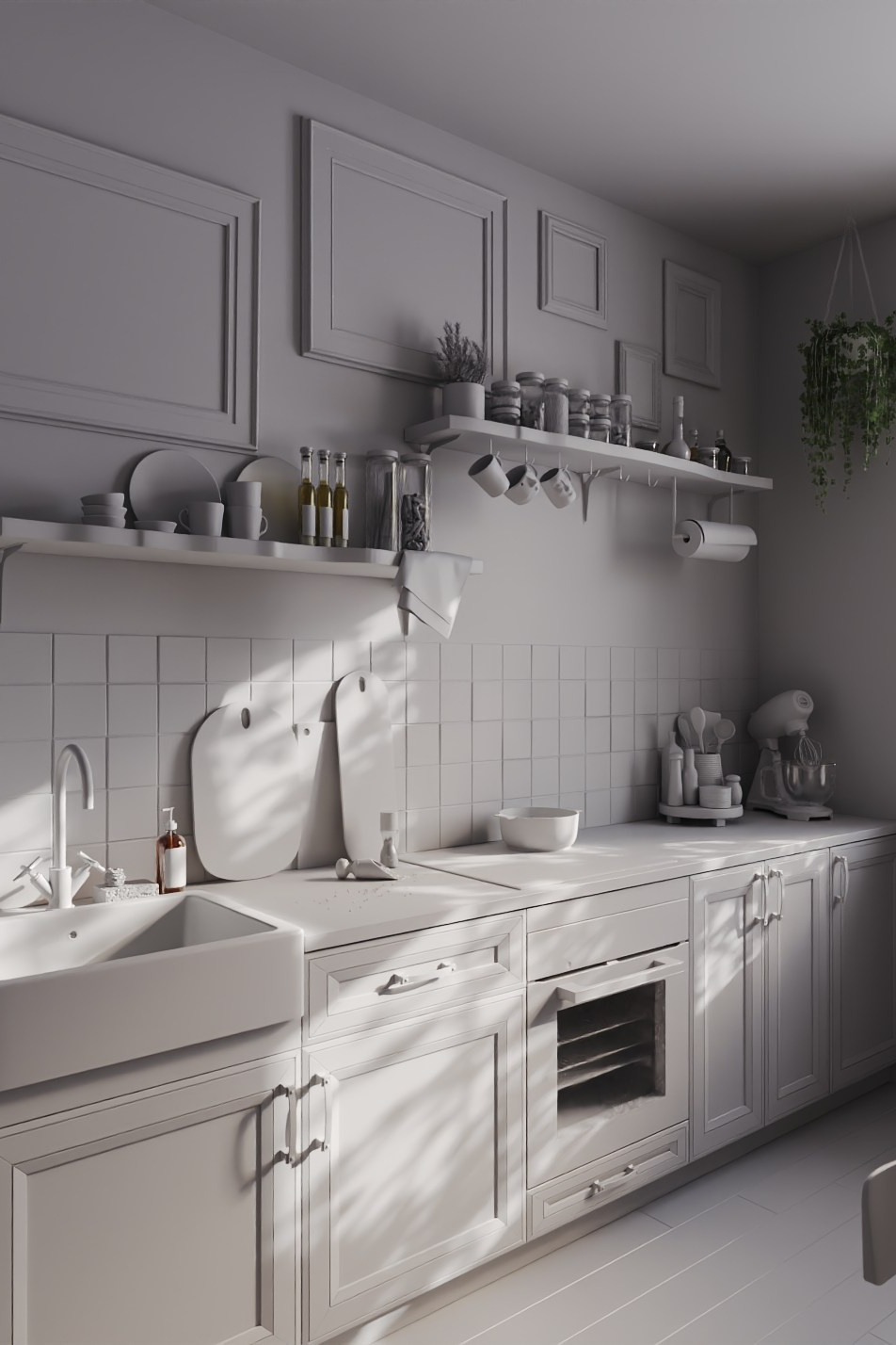 МК домик в деревне. Popov.Viz интерьерный 3D-визуализатор