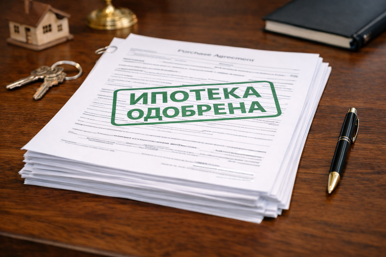 Одобрение запроса на ипотеку по недвижимости