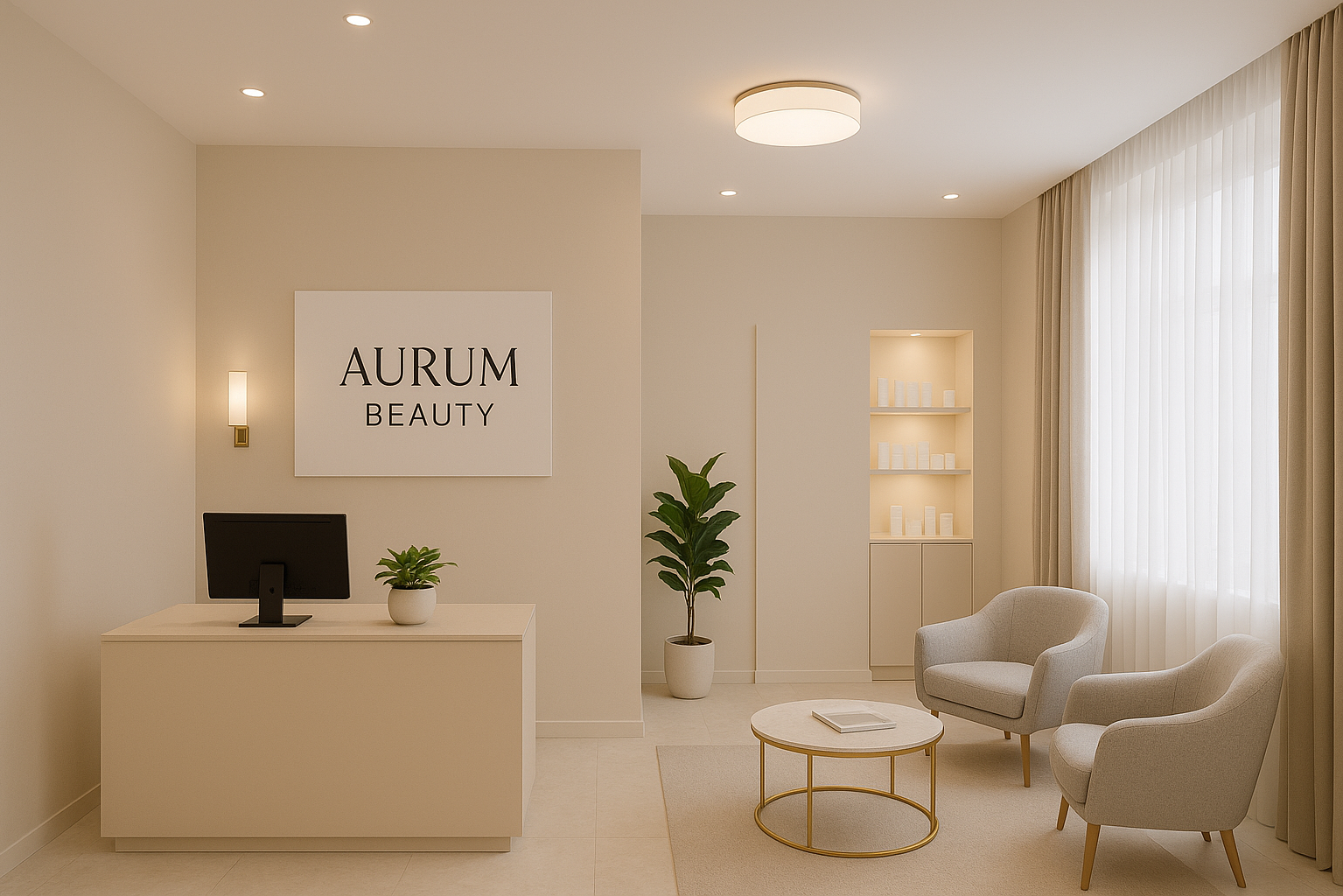 Фото интерьера элитного салона красоты