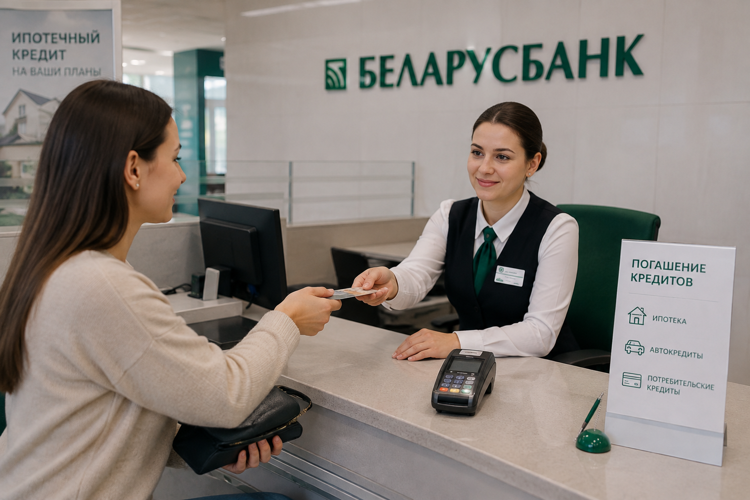 Внесение платежа по ипотеке в банк