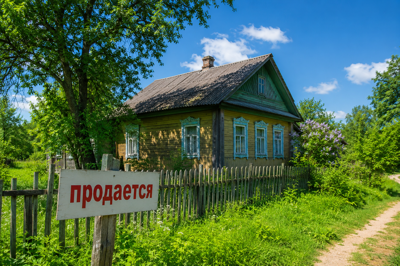 Дом за 1 базовую в деревне в Беларуси