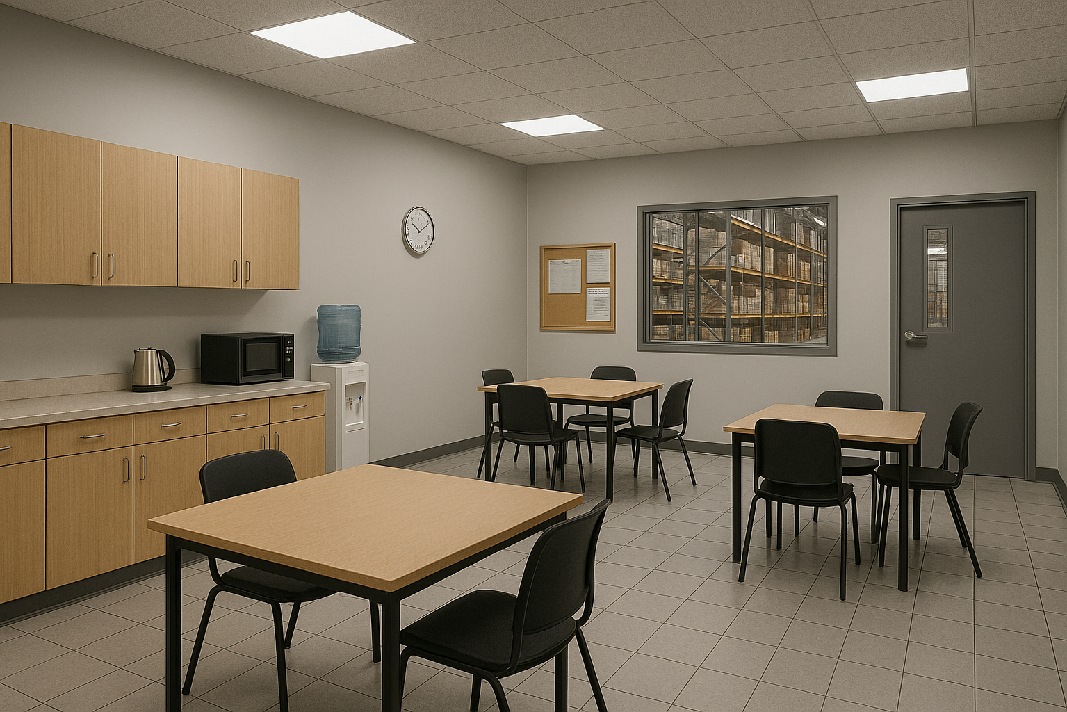 Фото зоны отдыха сотрудников склада