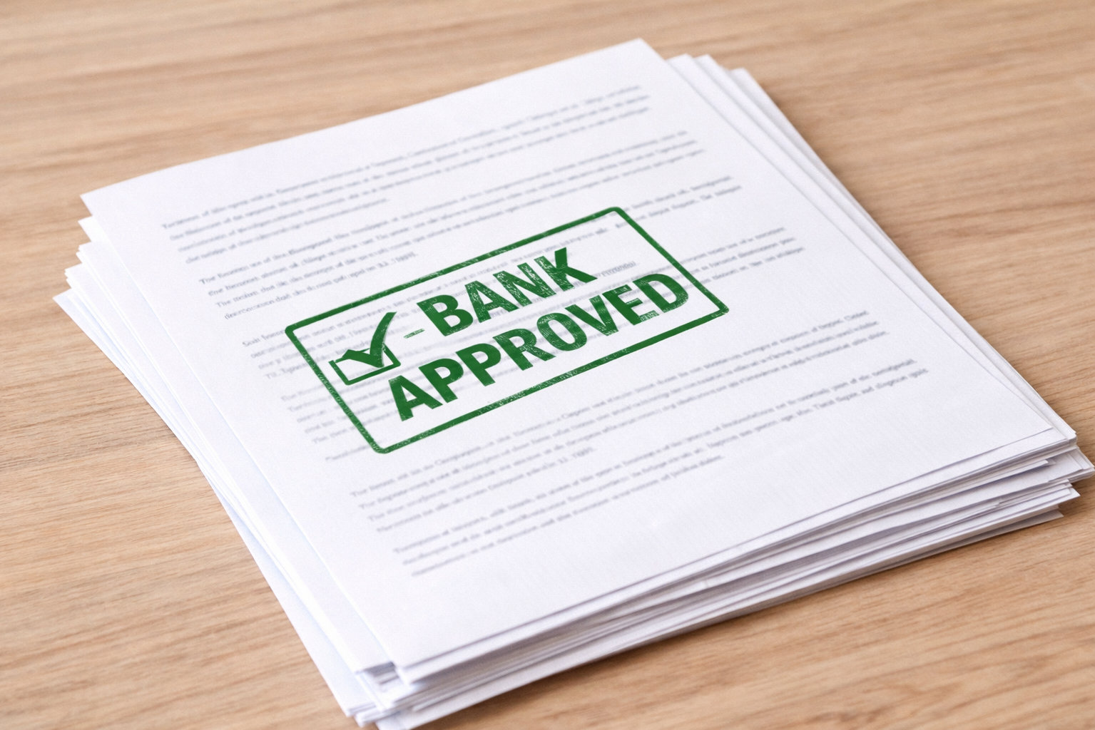 Банковские документы с грифом одобрено