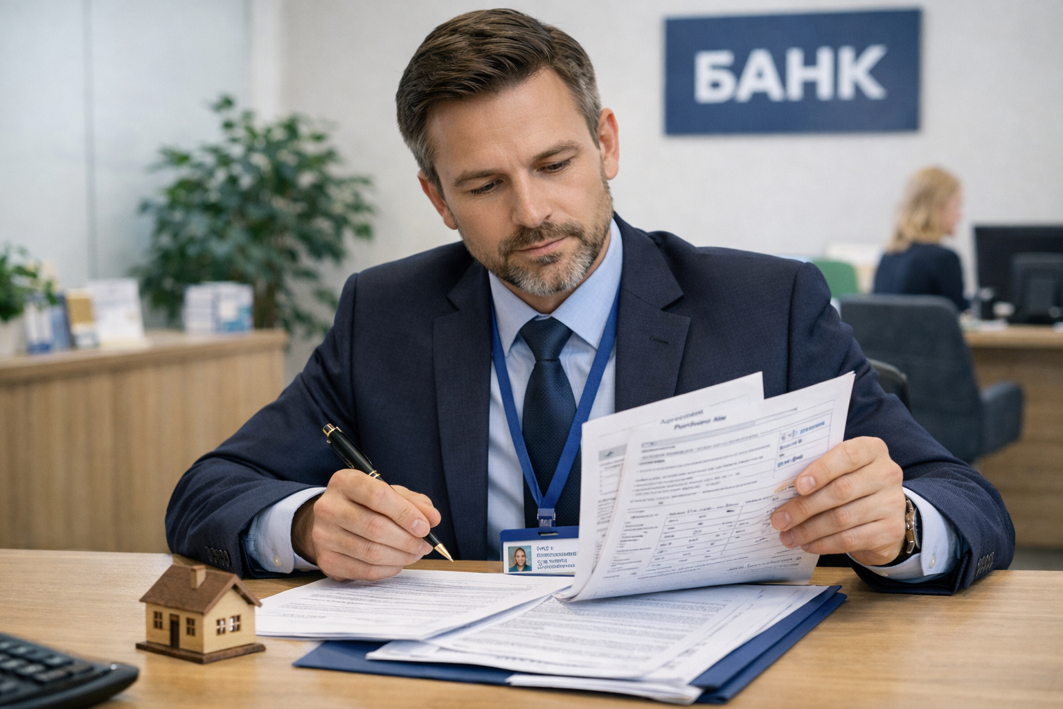 Рассмотрение запроса об ипотеке в банке