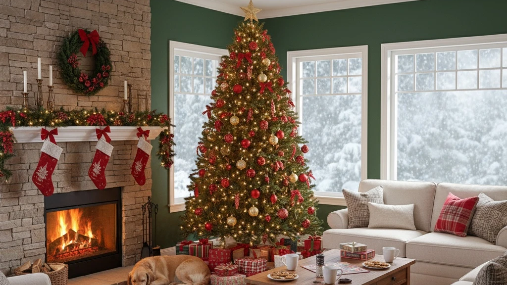 стильная новогодняя фотосессия