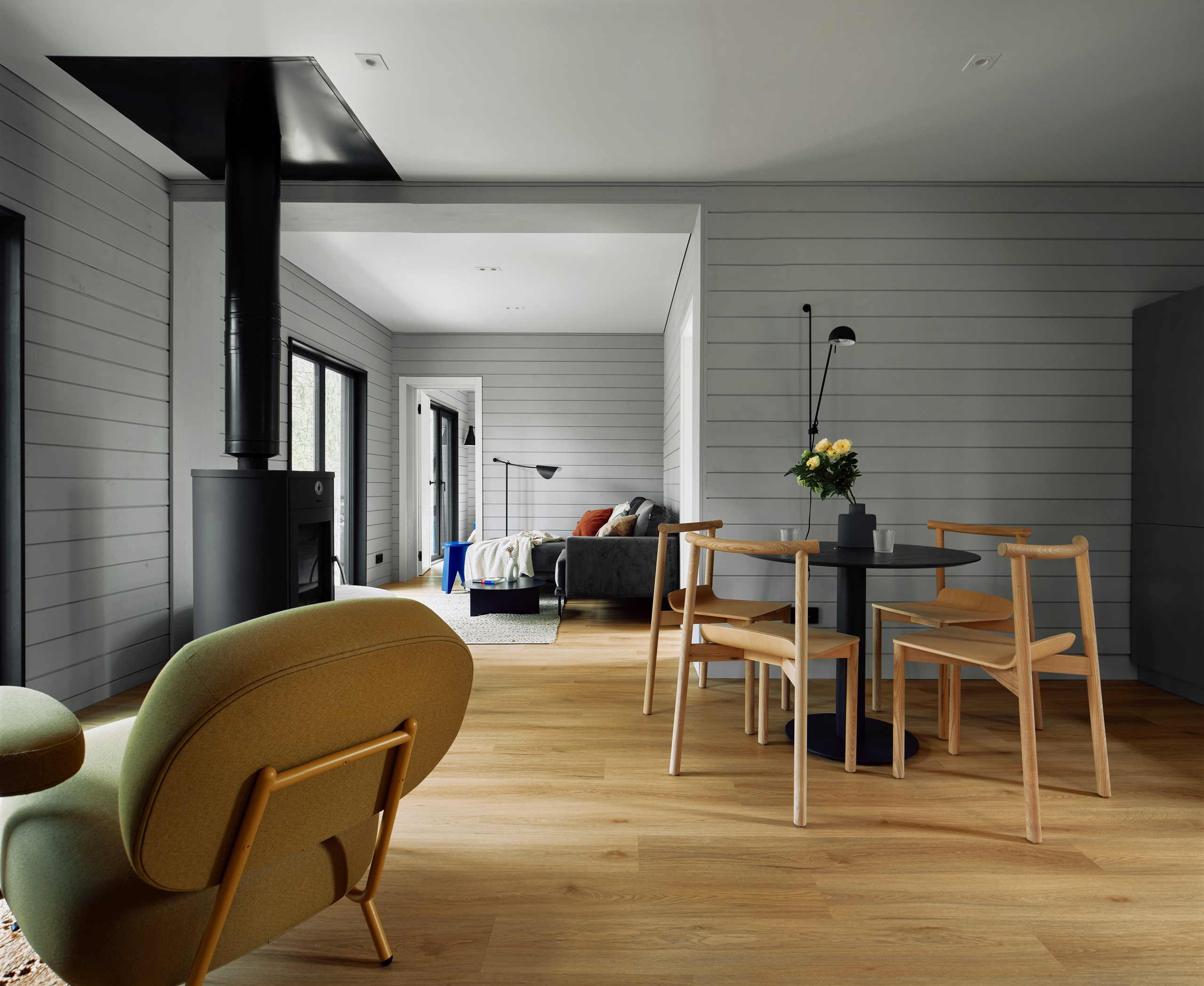 Каркасный модульный дом F. Полякова Екатерина — дизайнер интерьера, архитектор