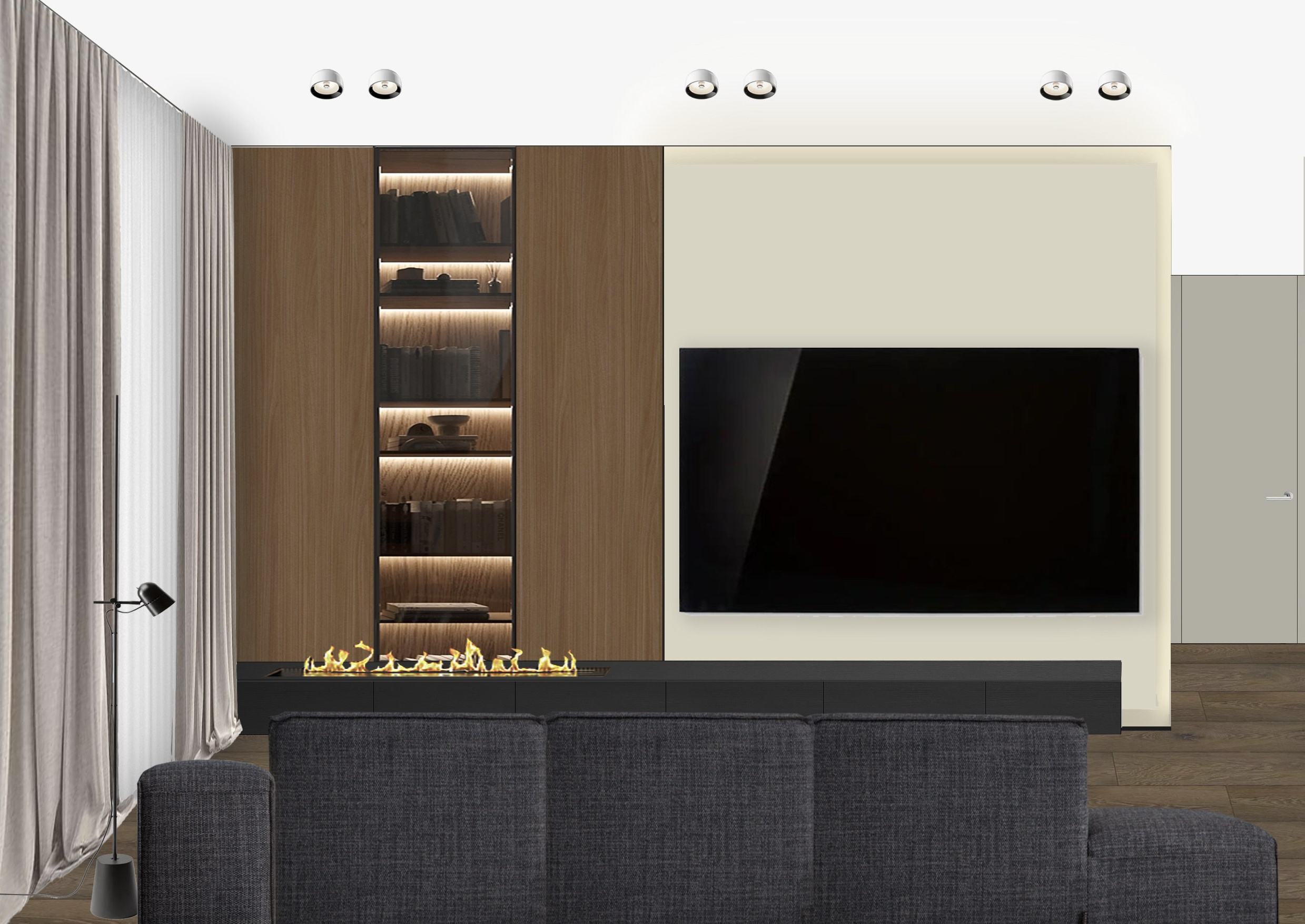 //квартира 80 м². Студия дизайна интерьера ESLI.BURO