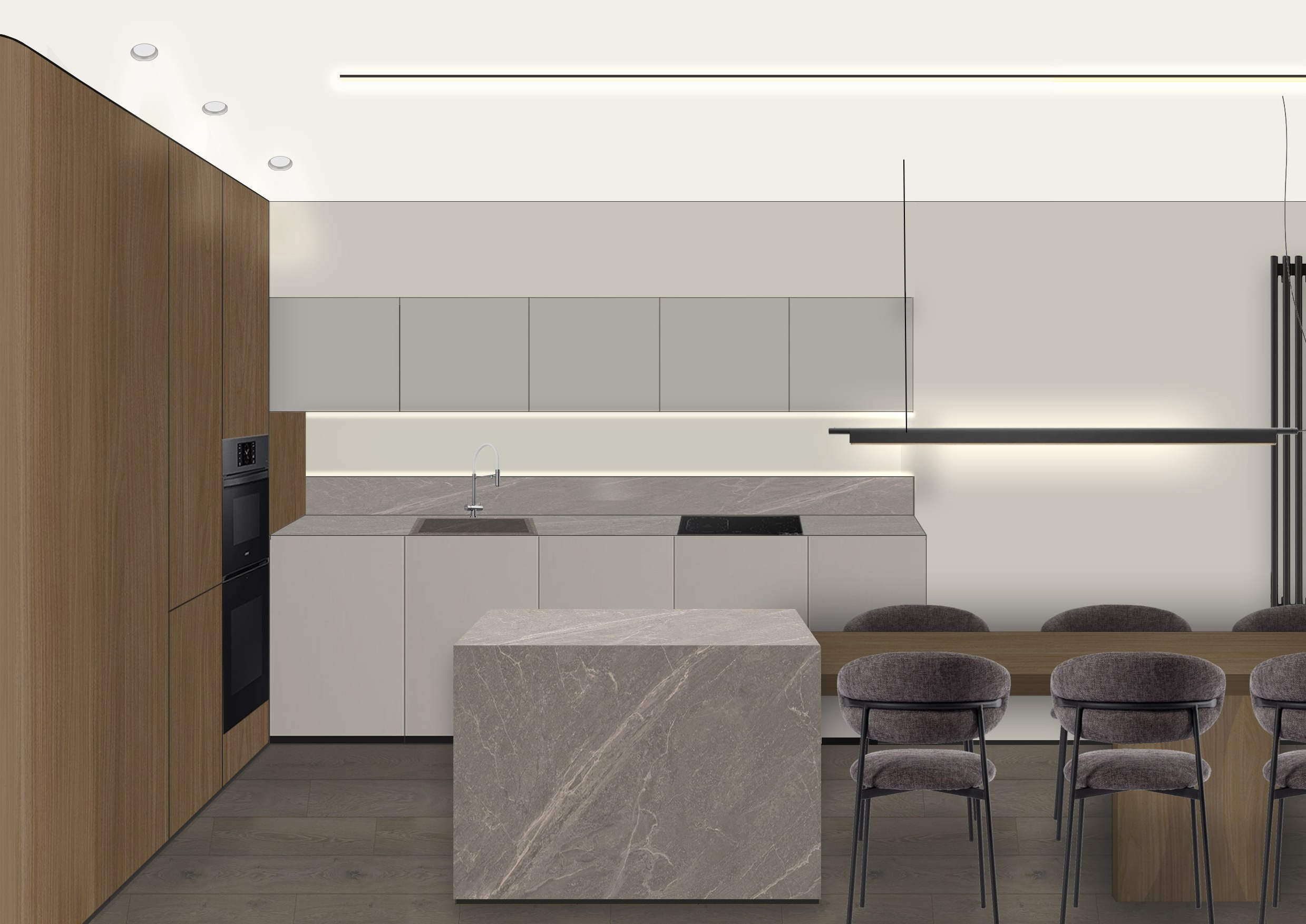 //квартира 80 м². Студия дизайна интерьера ESLI.BURO