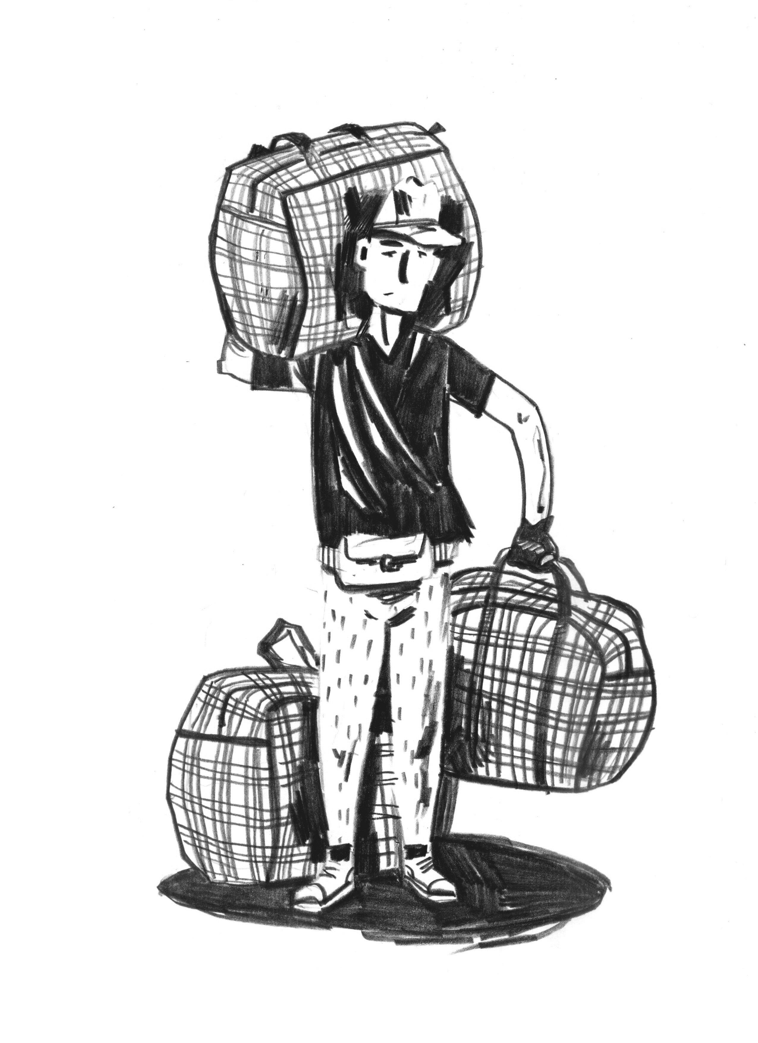 Серия Город потерянных надежд. Художник Рыбак Николай