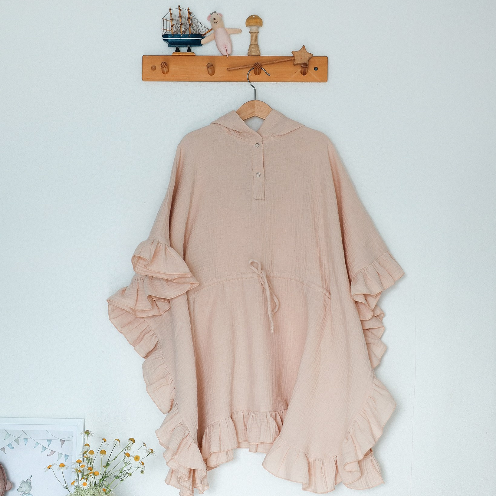 067 Туника-пончо. Эко-одежда для детей