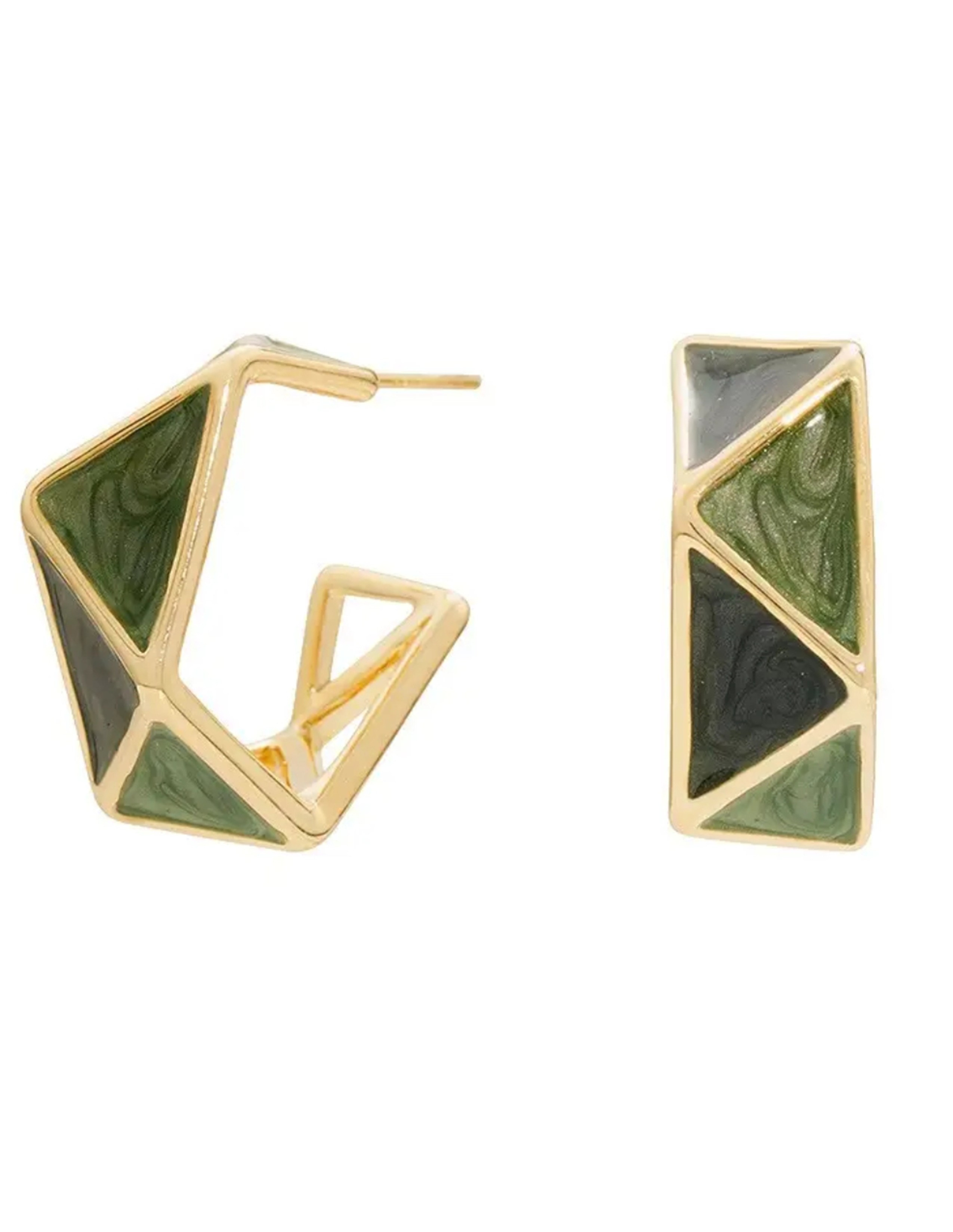 Одежда для фотосессии серьги зеленые