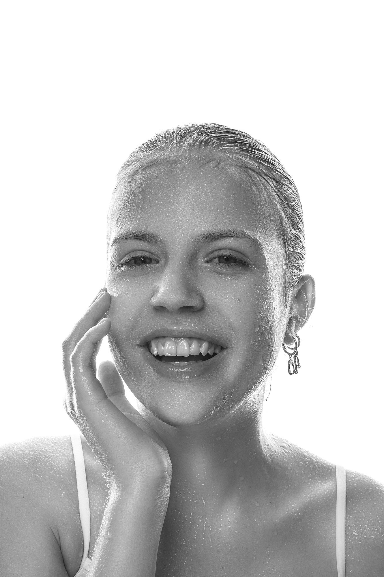 Russian teen-age model, Kristina Sher from Moscow.