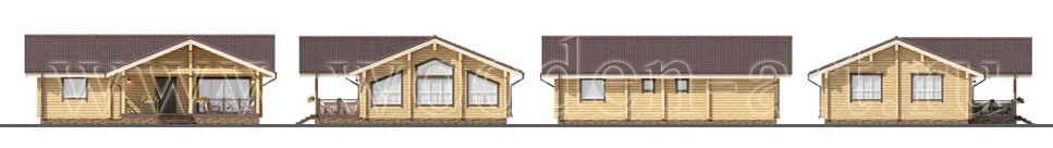 «Лесное» 144 кв. м. Проекты деревянных домов