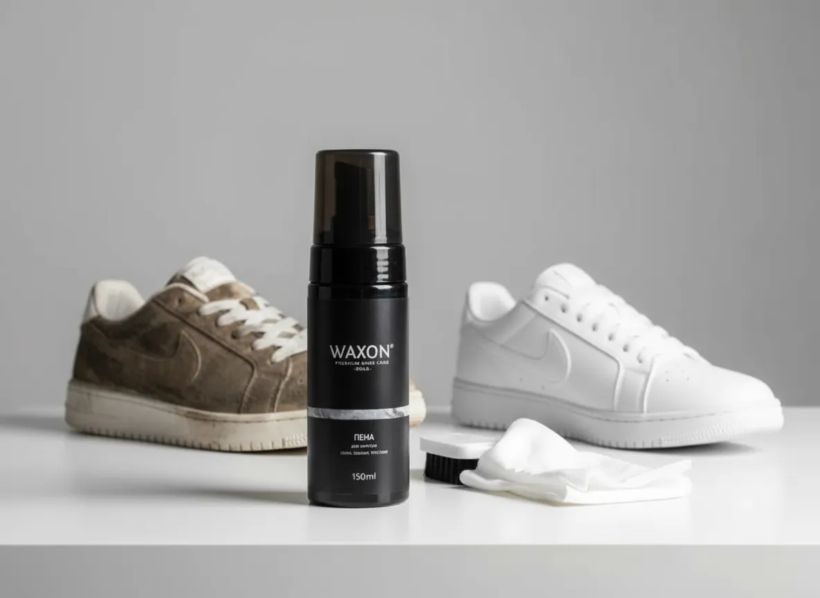 Съемка средств по уходу за обувью в Петербурге. Фотосессия для маркетплейсов
