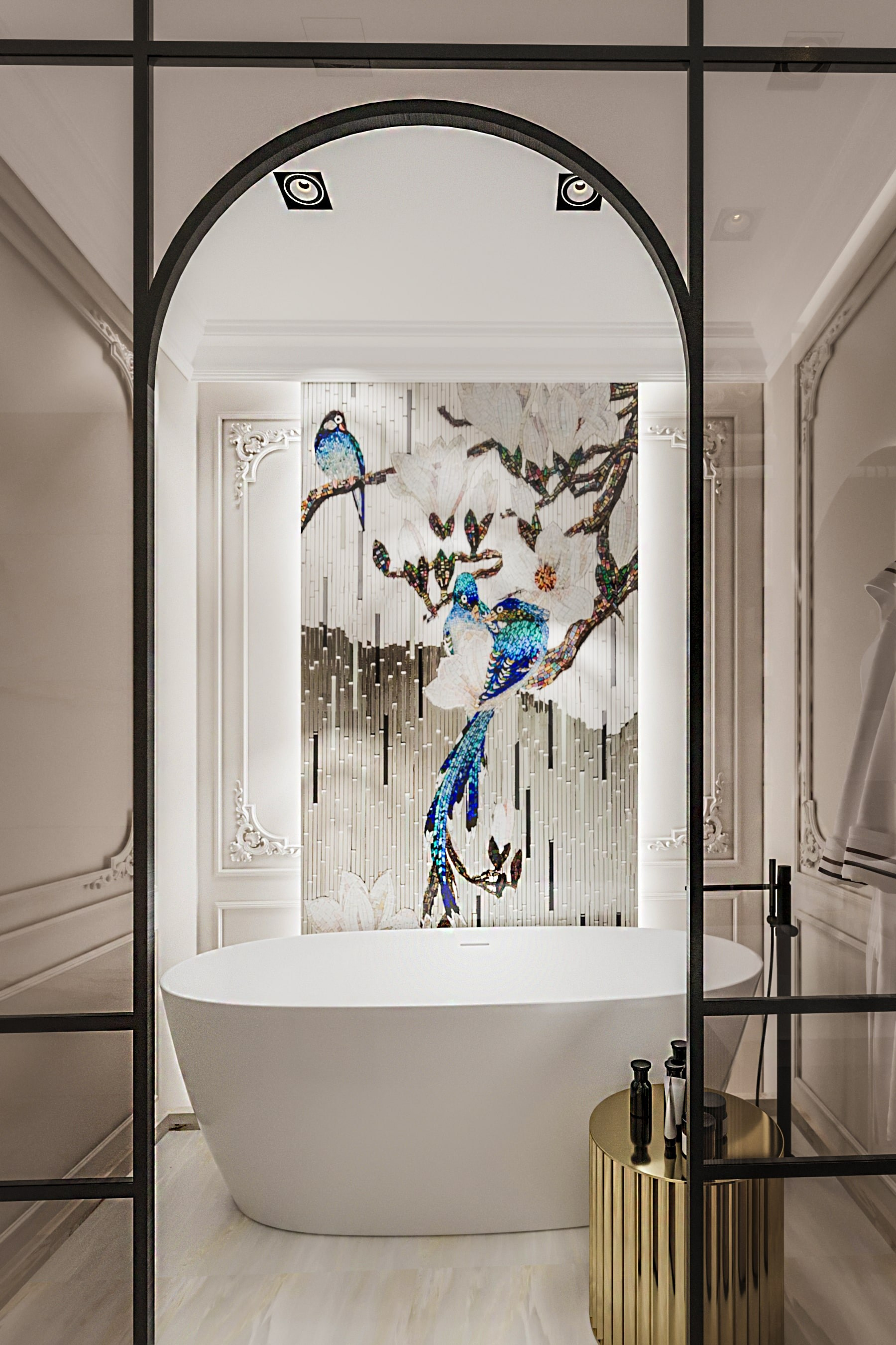 Дизайн квартиры Сочи в стиле современной классики. Интерьерный дизайнер в Сочи Поплавская Татьяна. Проектирование интерьеров и организация процесса ремонта