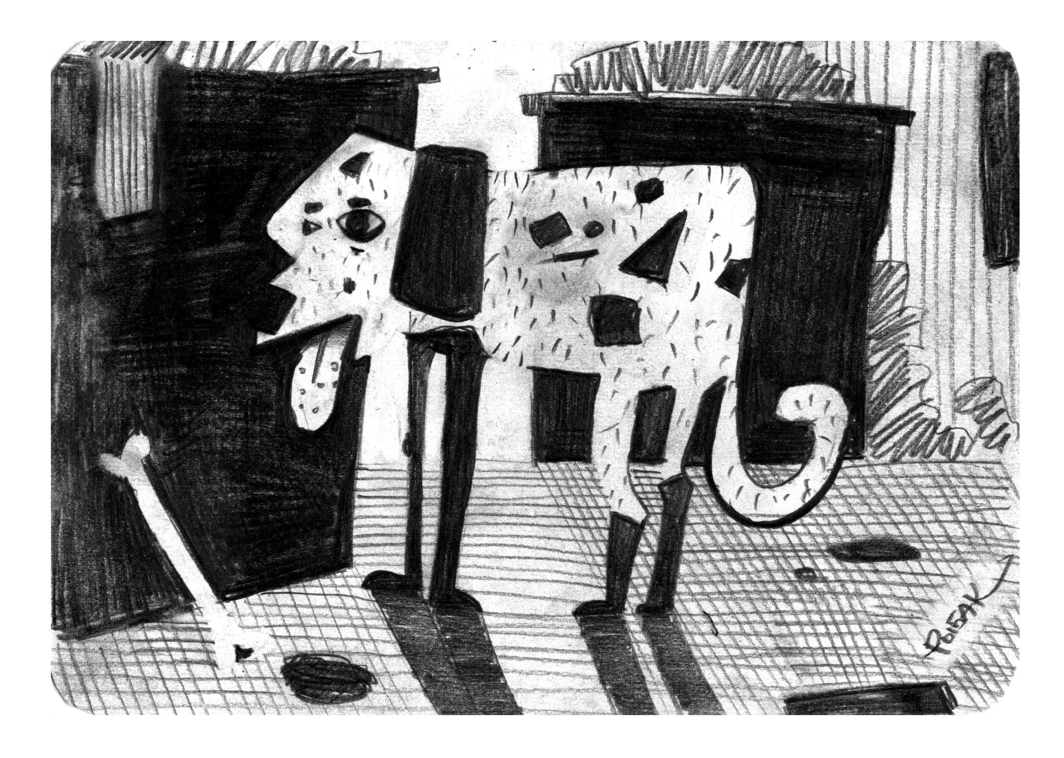 Графика 2013. Художник Рыбак Николай