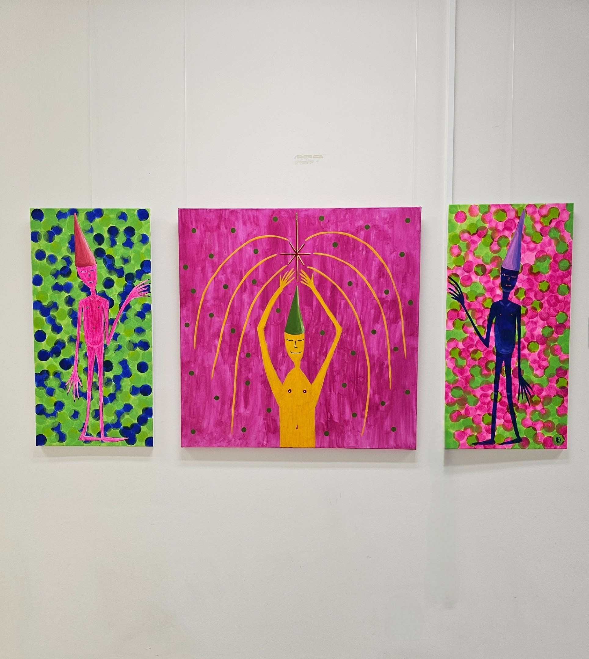 Мифические Степаны. № 4. Трое. Художник Екатерина Оленина