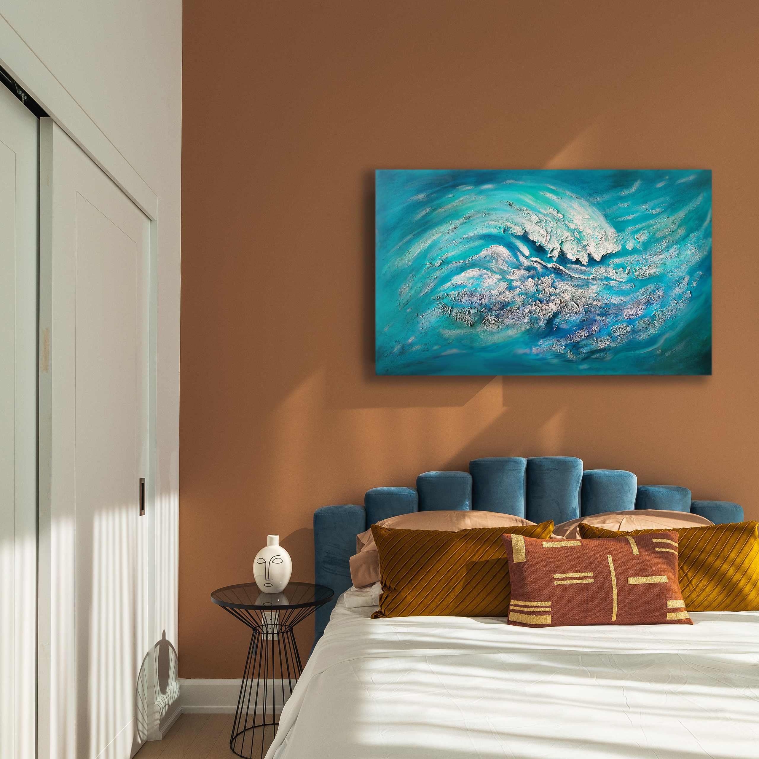 Abstraktion 2. Strukturierte Gemälde für den Innenraum