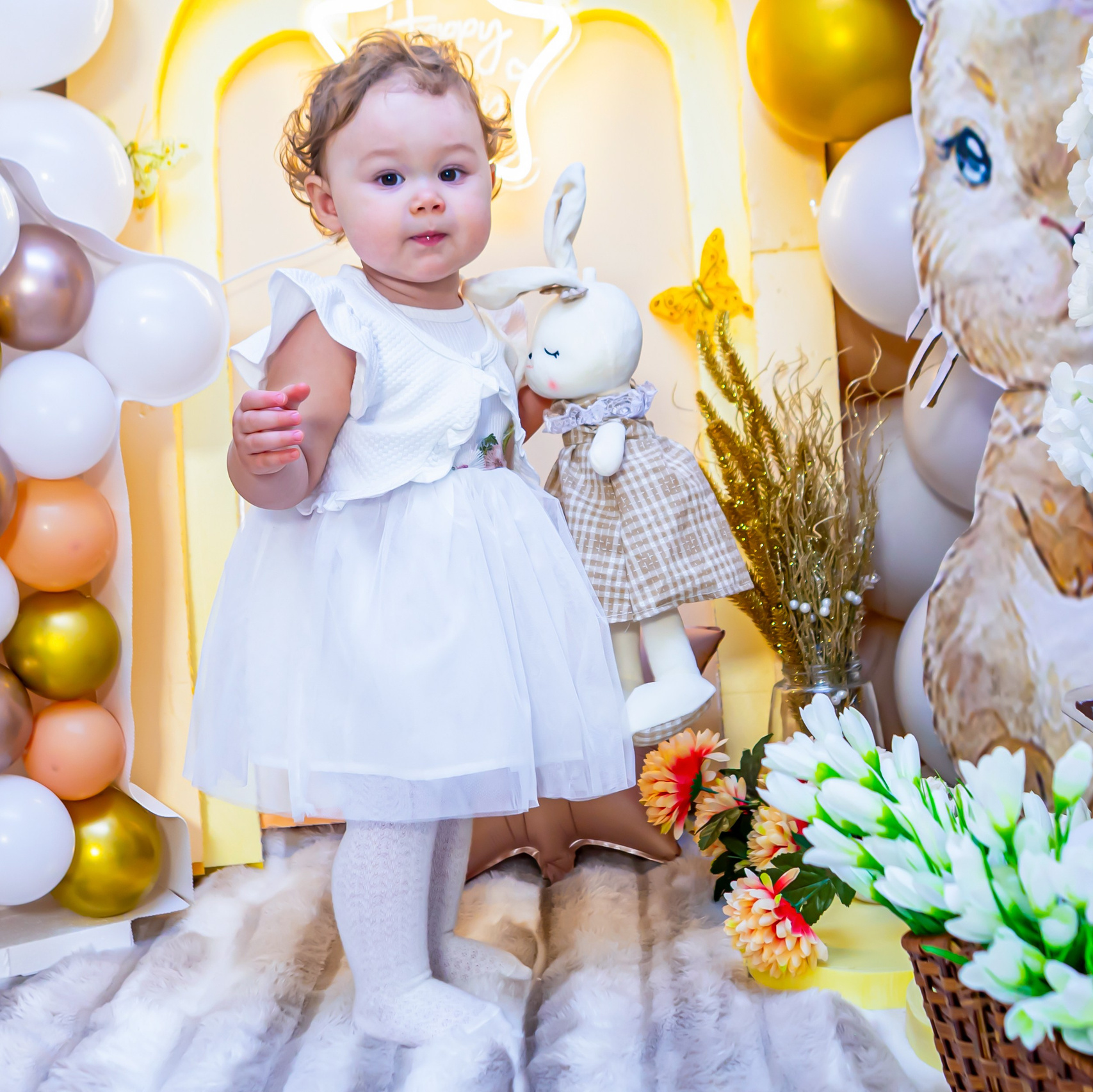 Фотозона Зайчик. Детская фотостудия «Чудо малыш»