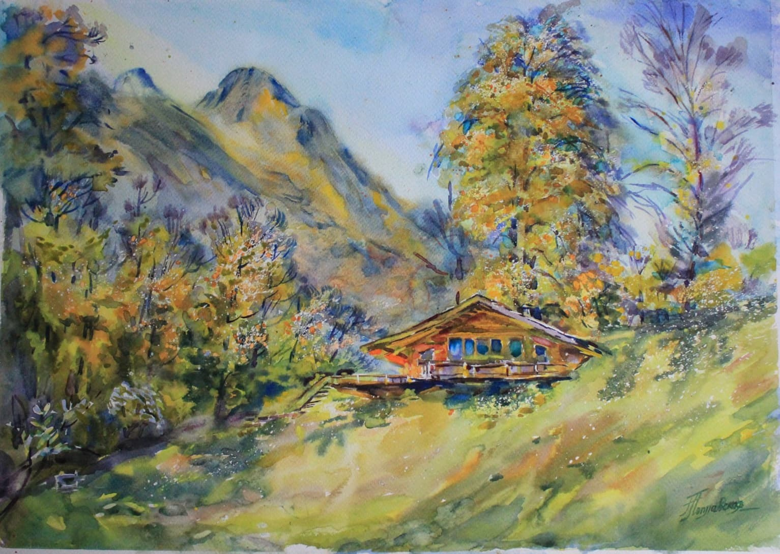 ПЕЙЗАЖИ. Свет акварели Галины Поплавской