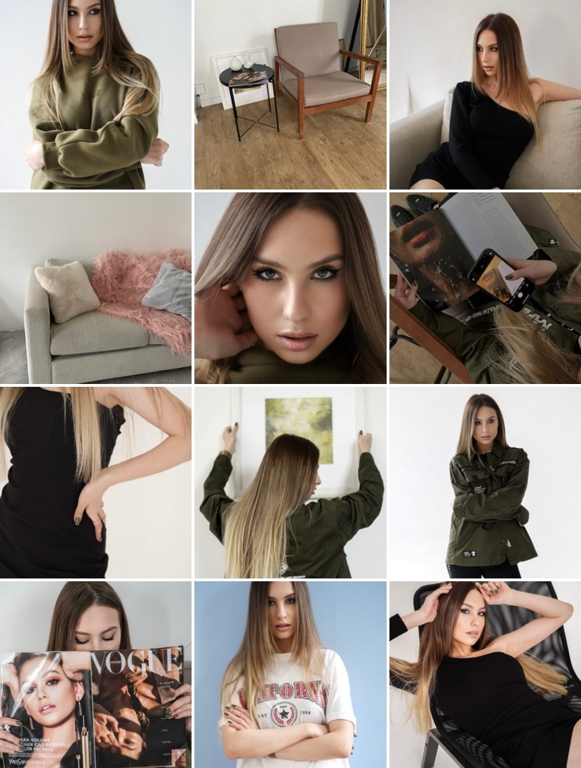 Контент-съёмка с оформлением визуала. Фотограф Москва, визуальный менеджер Дарья Шевченко