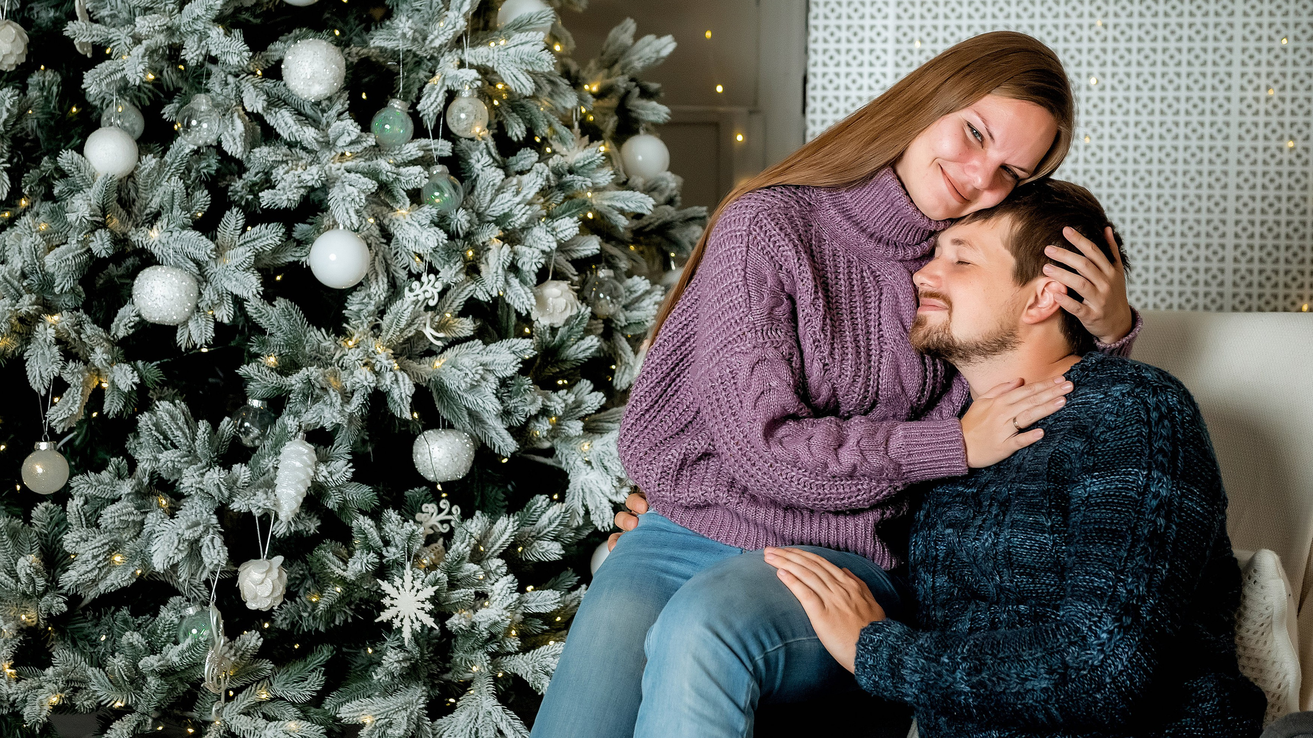 Новогодняя фотосессия для беременных в Ростове на Дону