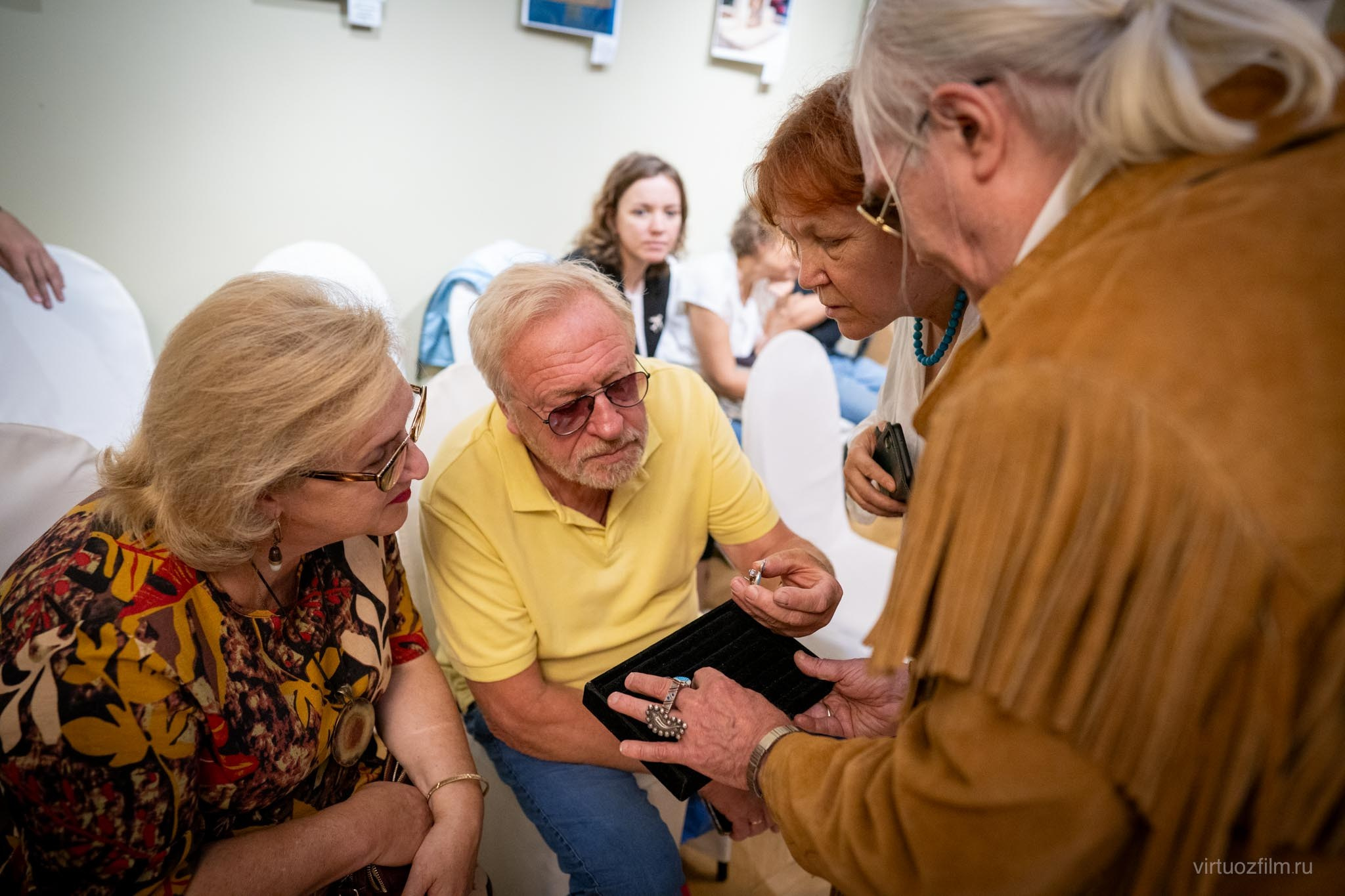 Съёмка творческой встречи с Андрэ Роллана