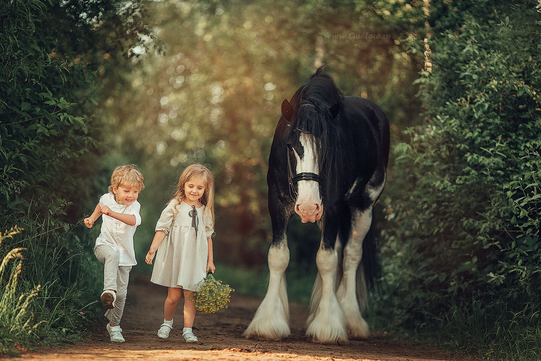 Детские и семейные фотосесии. Детский и семейный фотограф с животными в Москве Гурьева Надежда