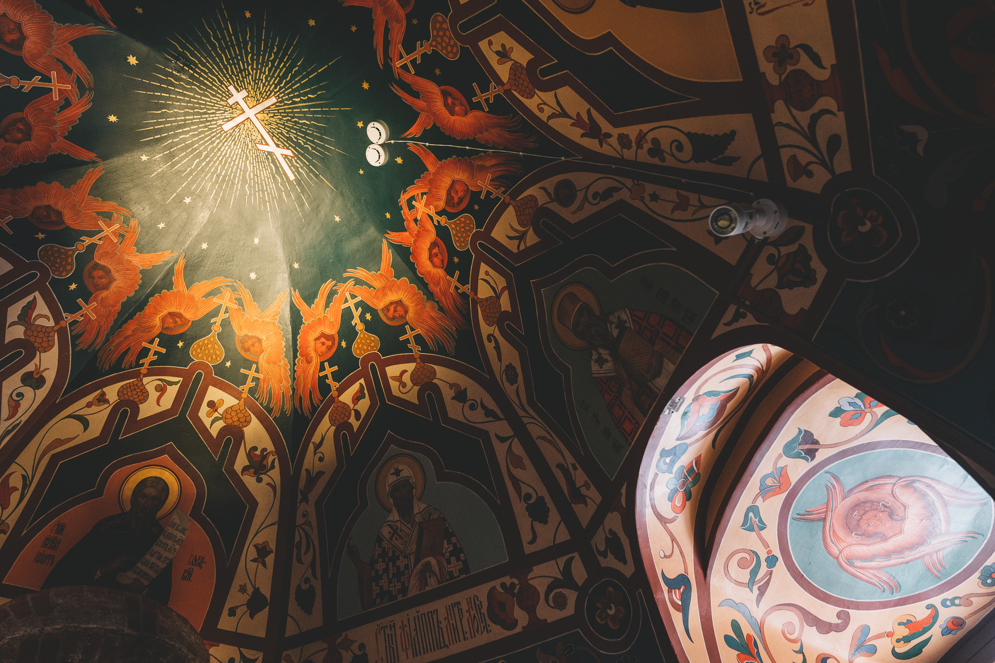 Интерьеры Храма Василия Блаженного в Москве.