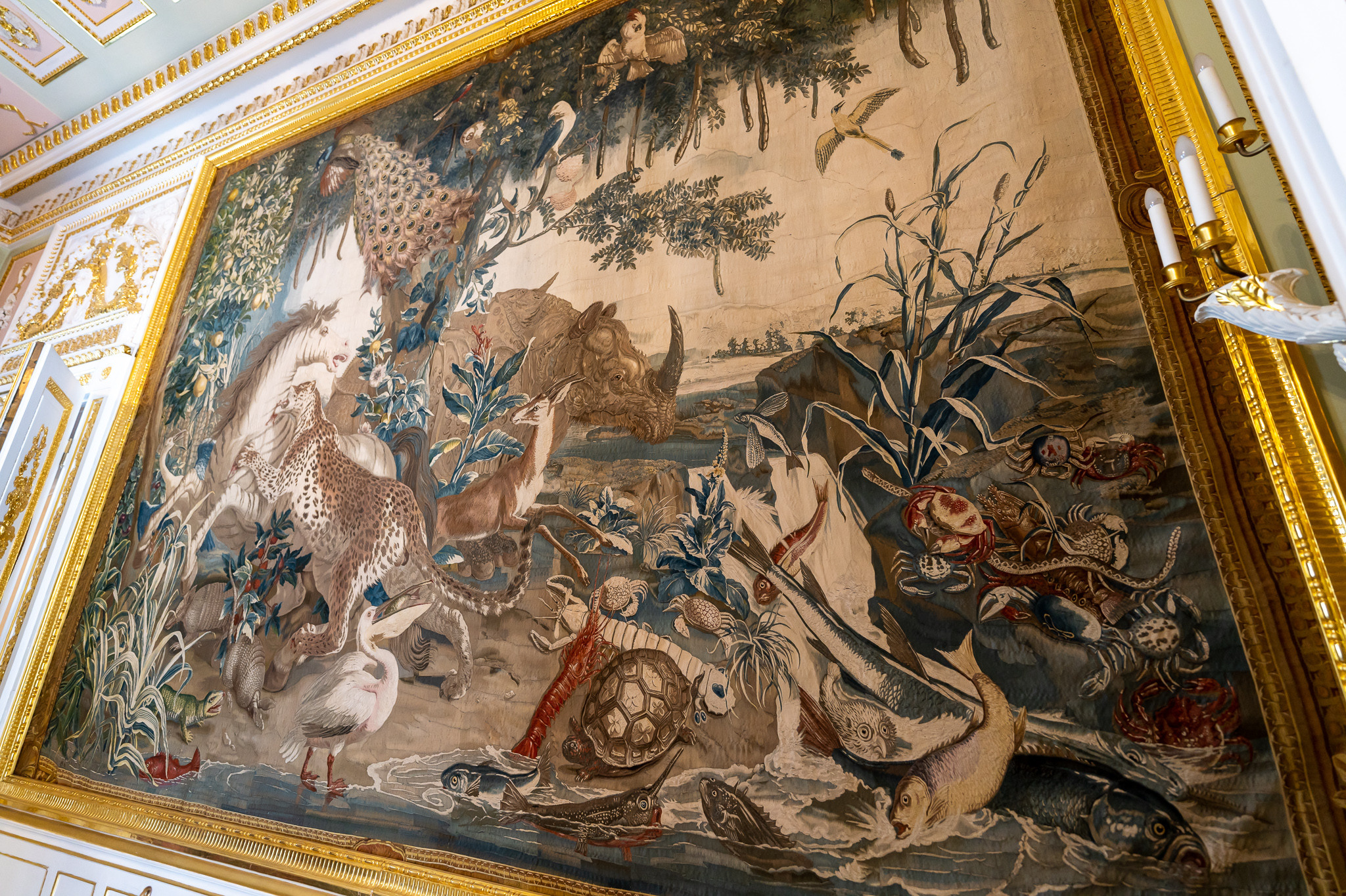 Гобелен в Большом Гатчинском дворце