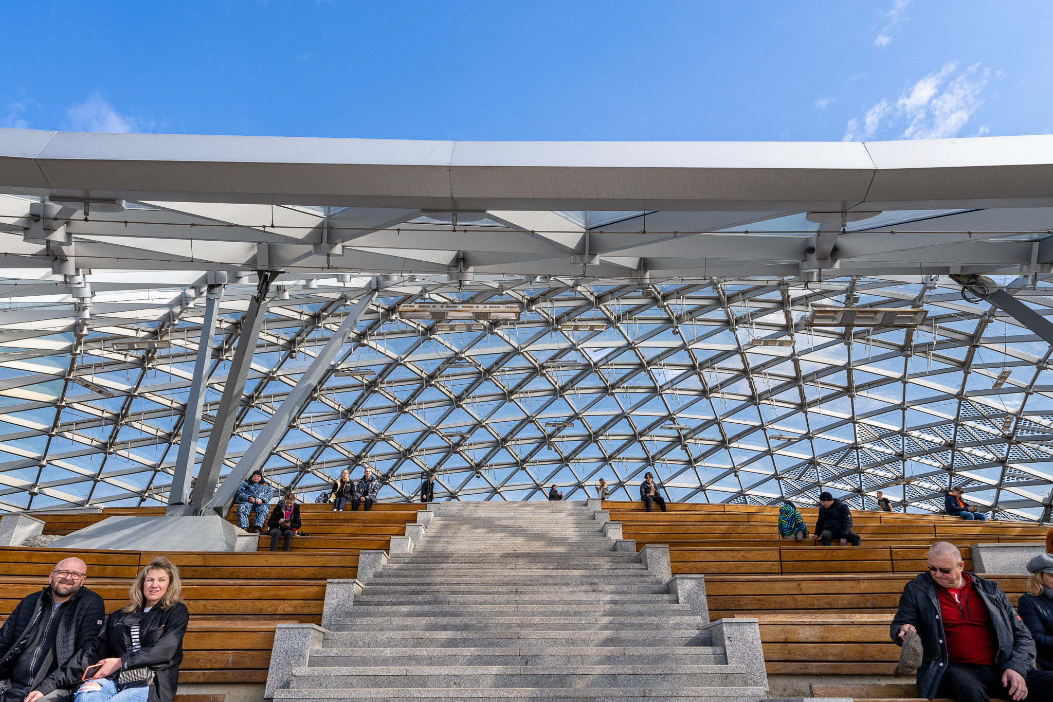 Парк Зарядье в Москве.