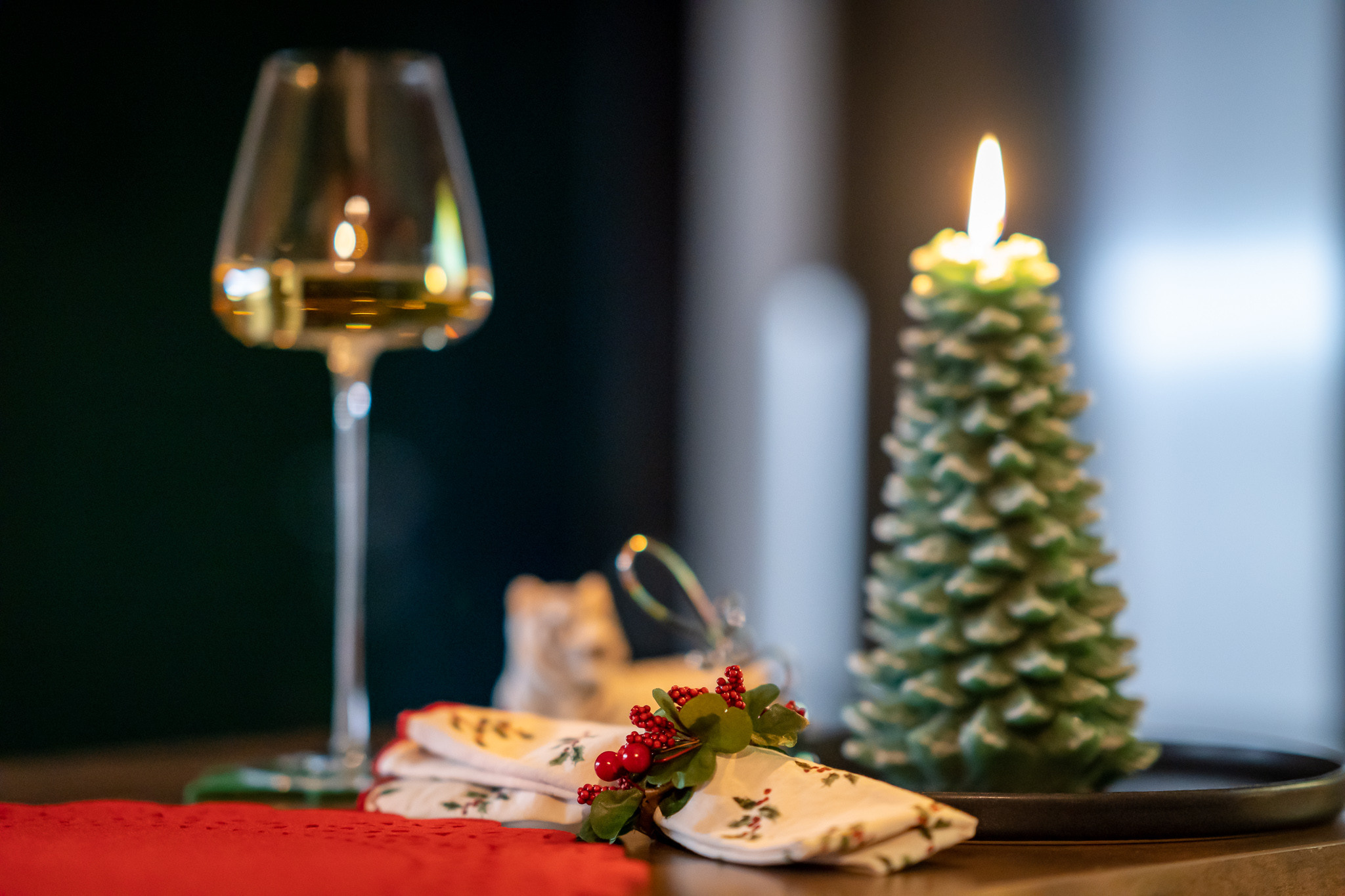 Новогодняя свеча