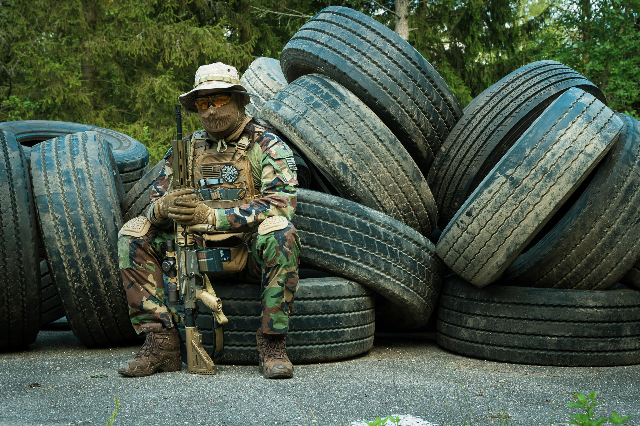 Покраска отдельных элементов страйкбольного привода. Страйкбольная мастерская Бигич Воркшоп