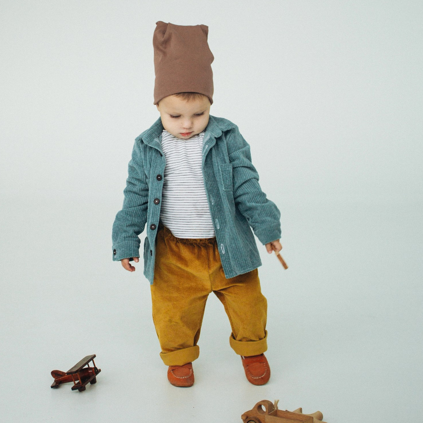 060 Штаны из вельвета 62-92. Эко-одежда для детей