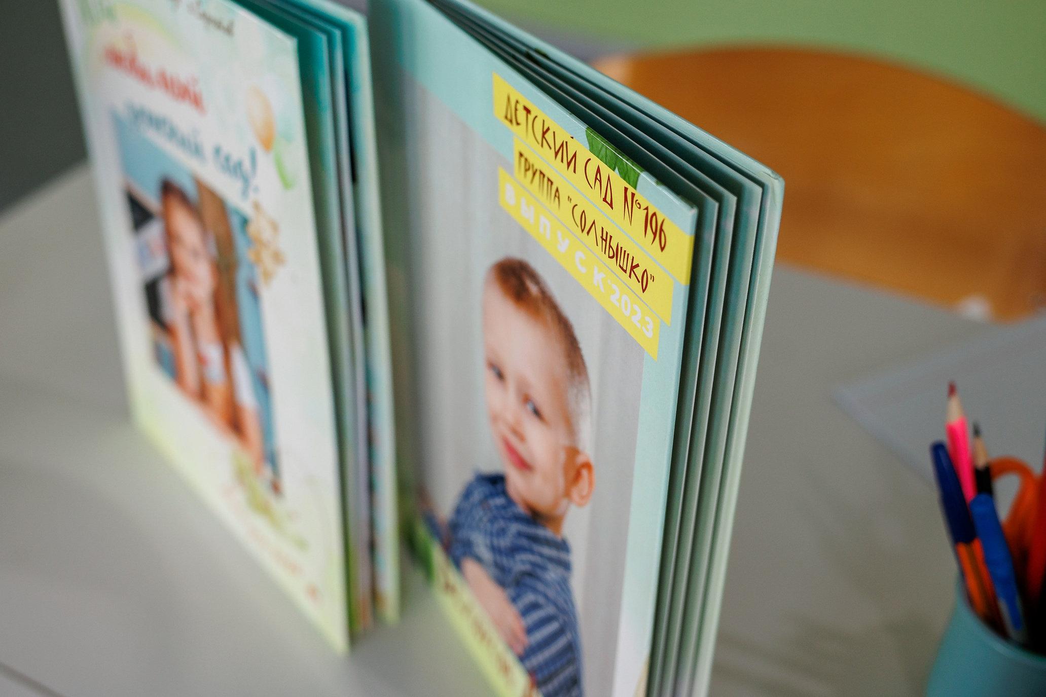 Выпускной альбом для детского сада. Семейный фотограф в Саратове Юлия Охотникова