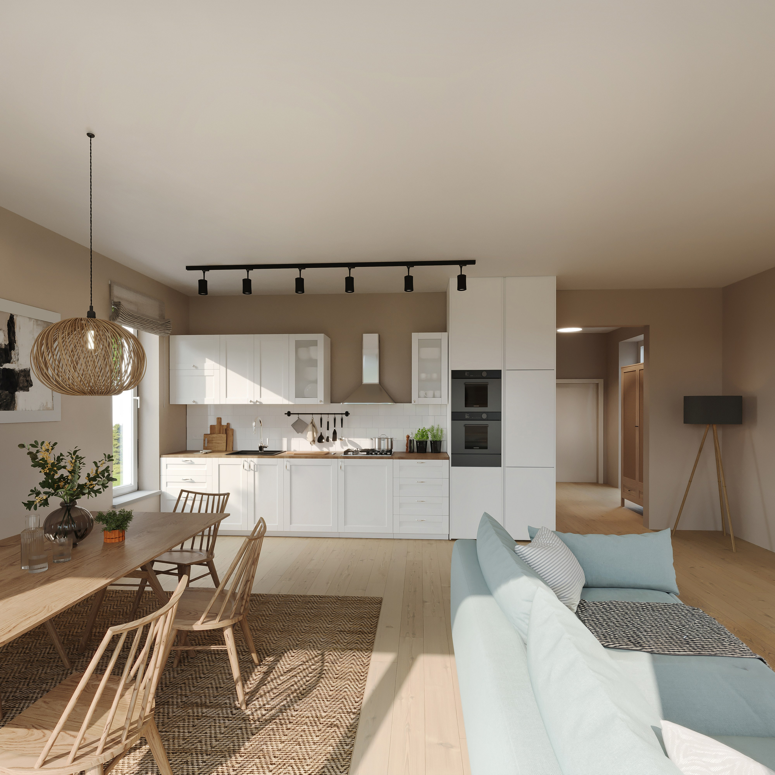 Дом серии БыстроДом 155 , вид в темное время суток