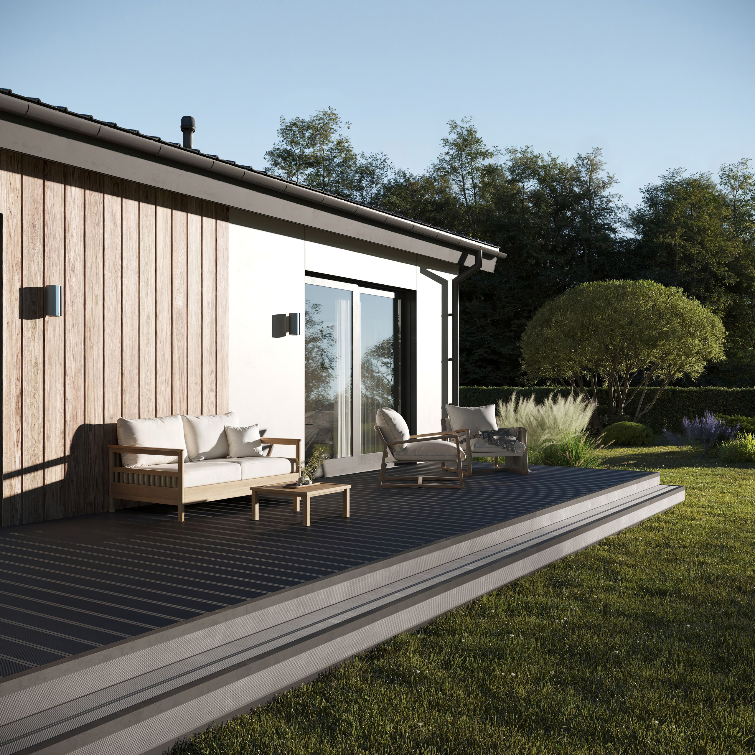 Рендер дома серии Микеле от ГК "БыстроДом"