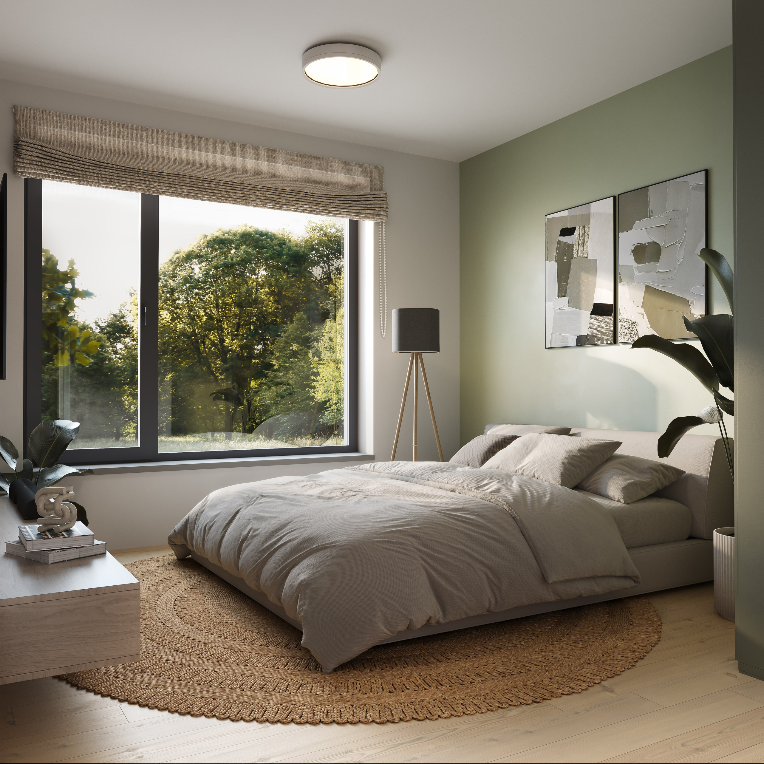 Дом серии БыстроДом 120 , вид в темное время суток