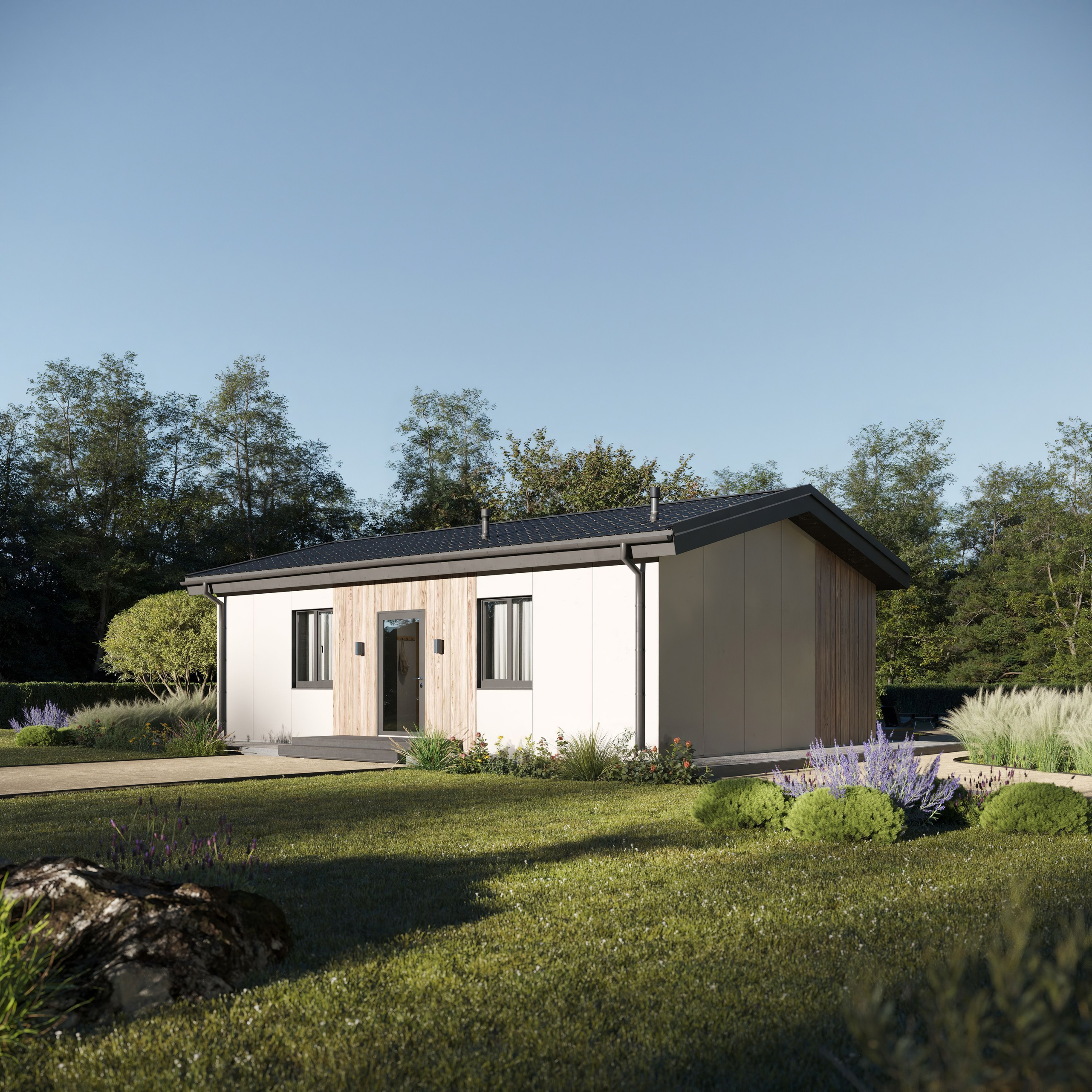 MIKELLE 80, Габариты застройки 12, 08 м x 8, 845 м.