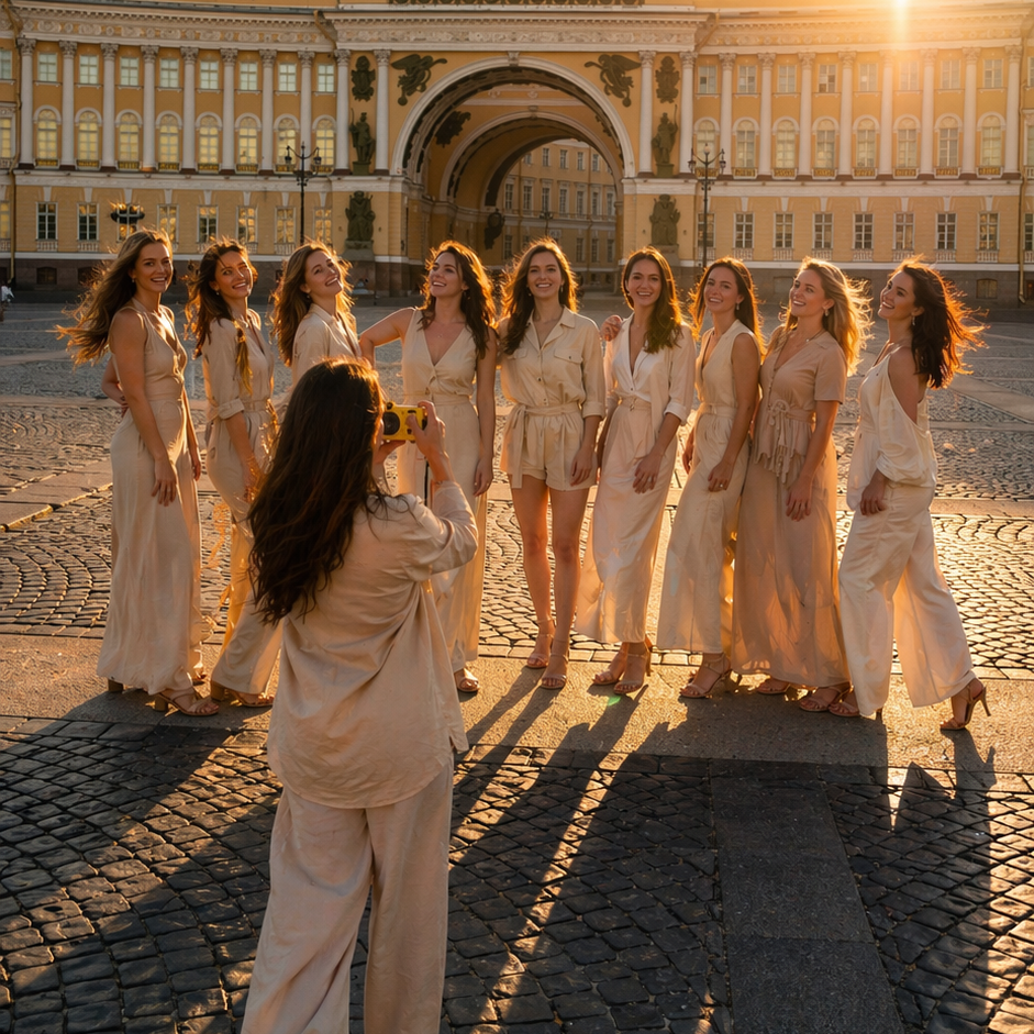 Фотодевичник I ❤️ SPB. Фотограф Марина Верятинская | Краснодар