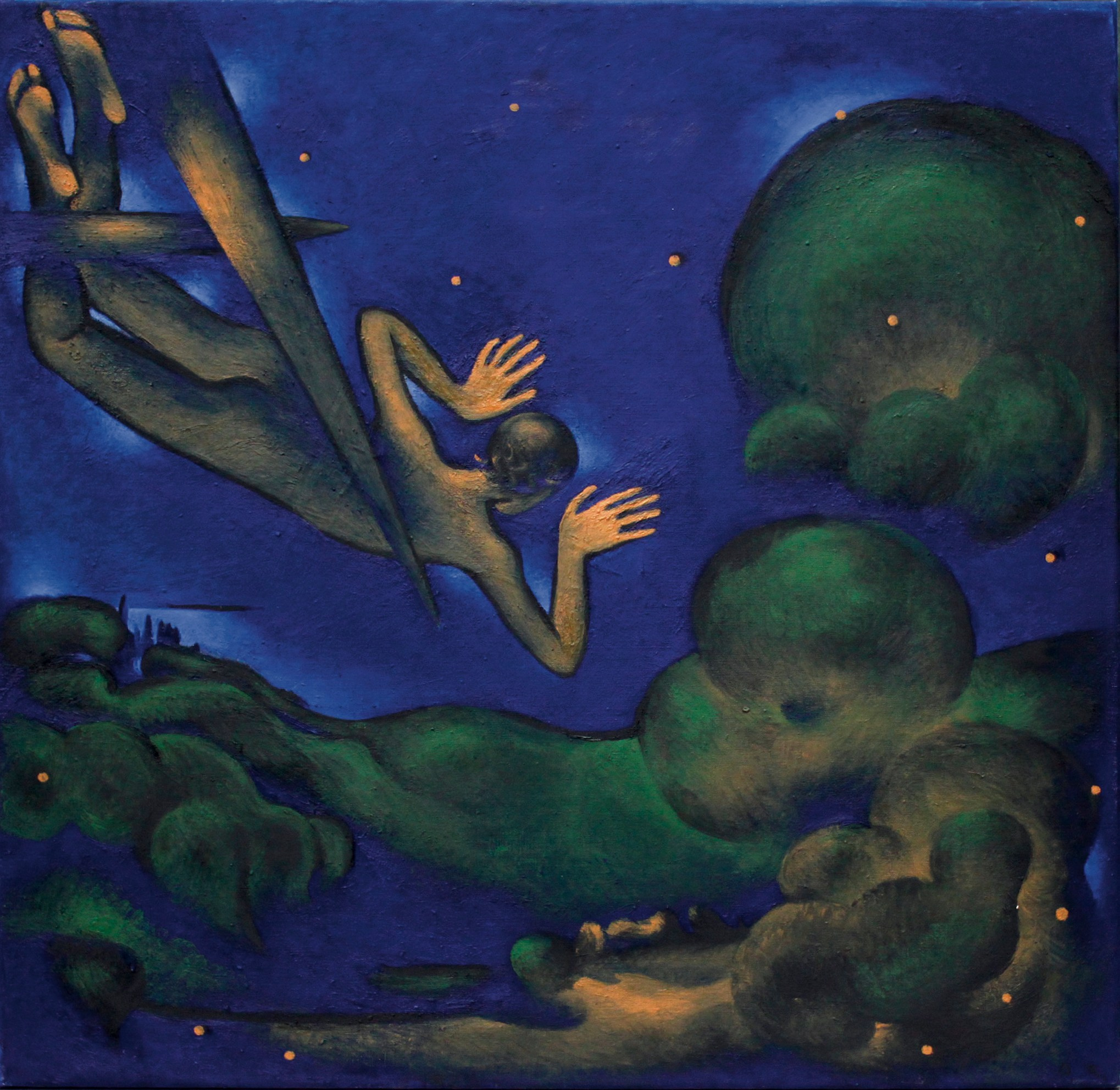 Ночной ангел. Страница художника Ольги Дмитриевны Жилинской