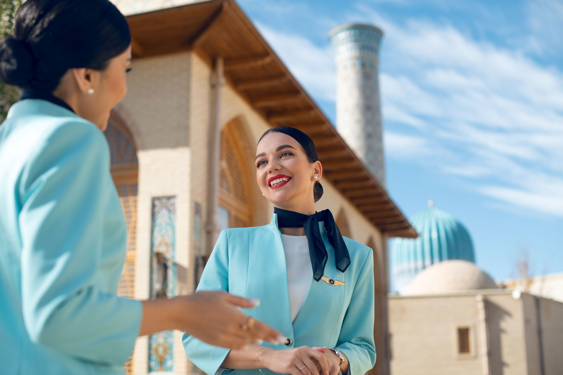 Air Samarkand. Photographer Sergei Tatarskikh