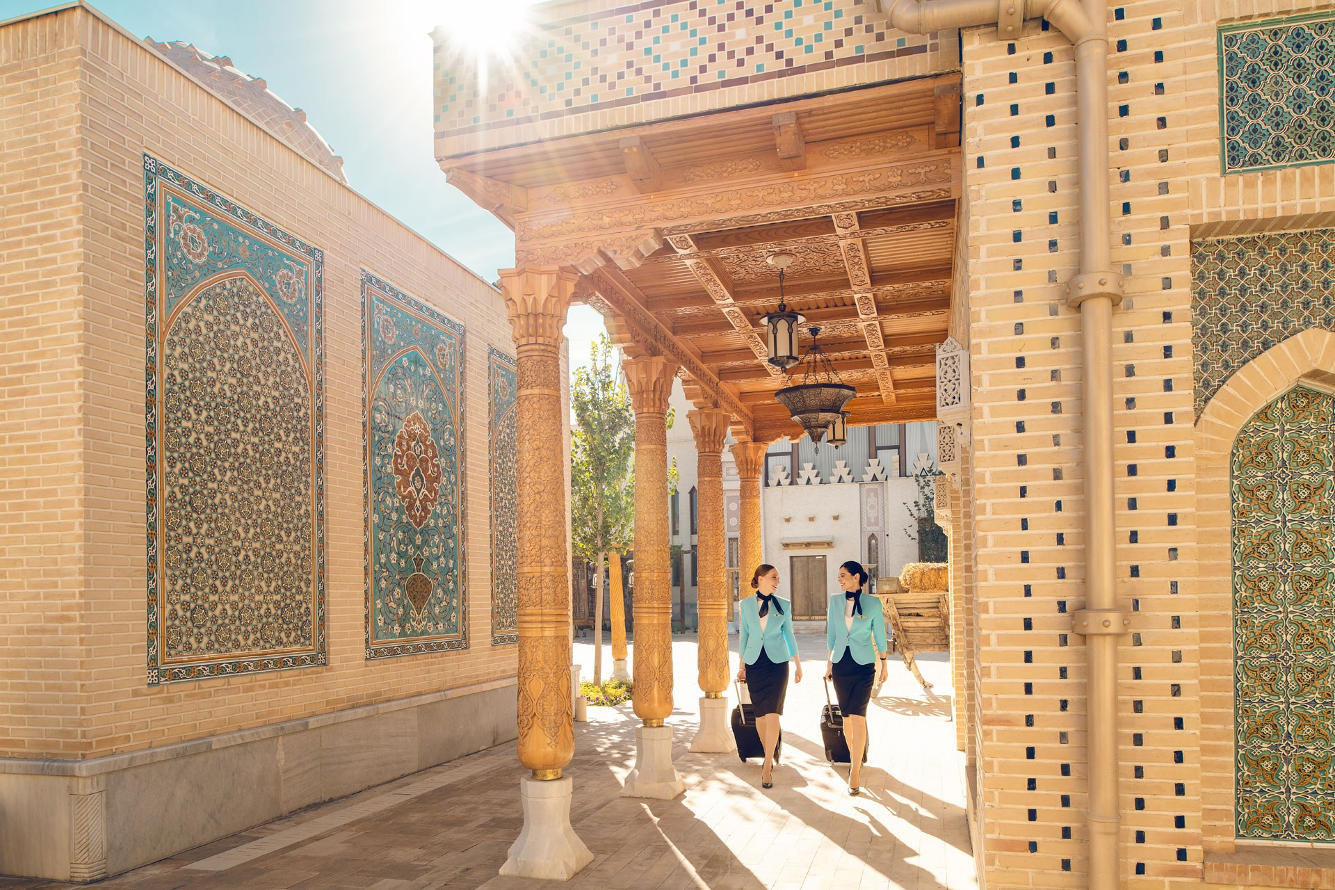 Air Samarkand. Photographer Sergei Tatarskikh