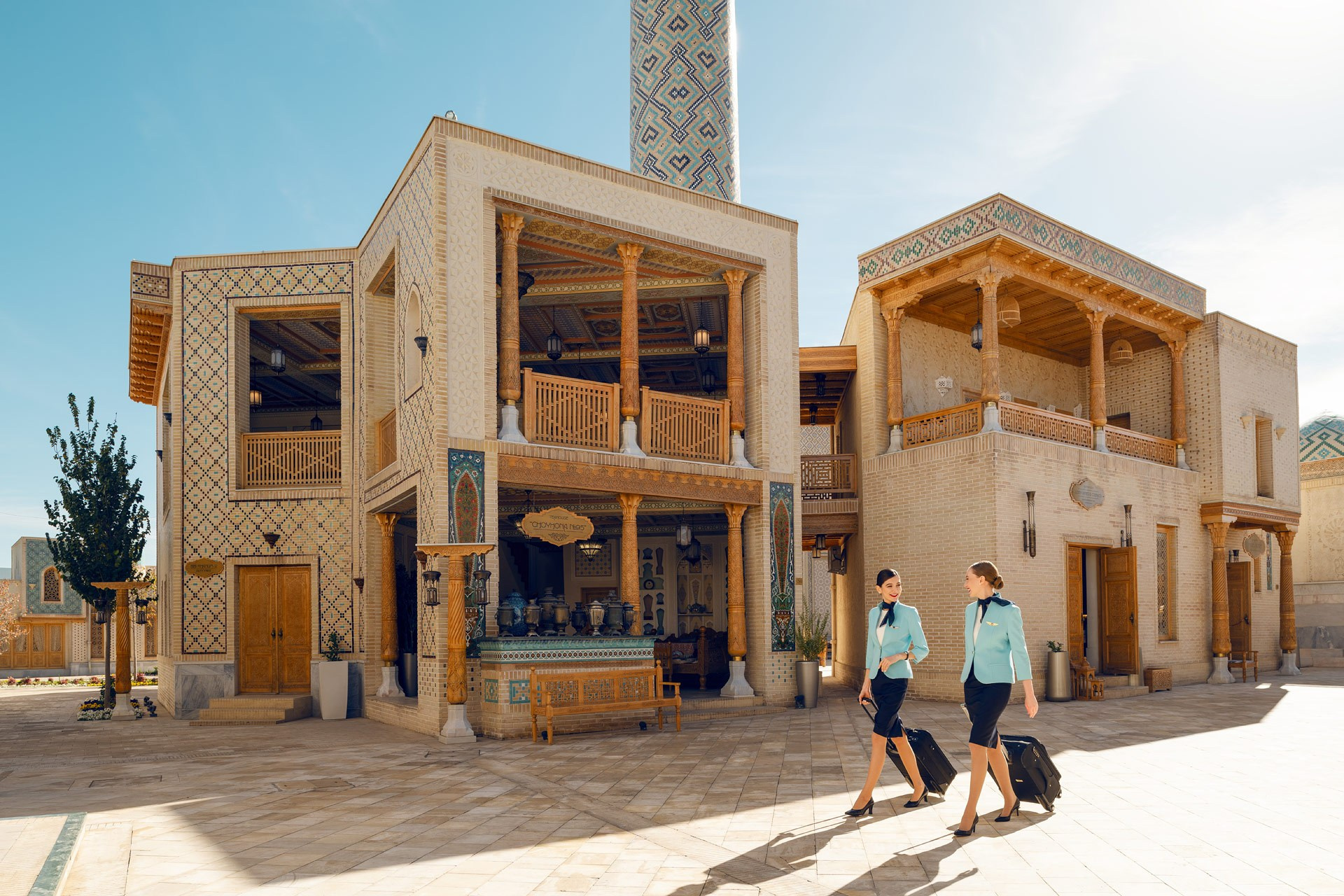 Air Samarkand. Photographer Sergei Tatarskikh