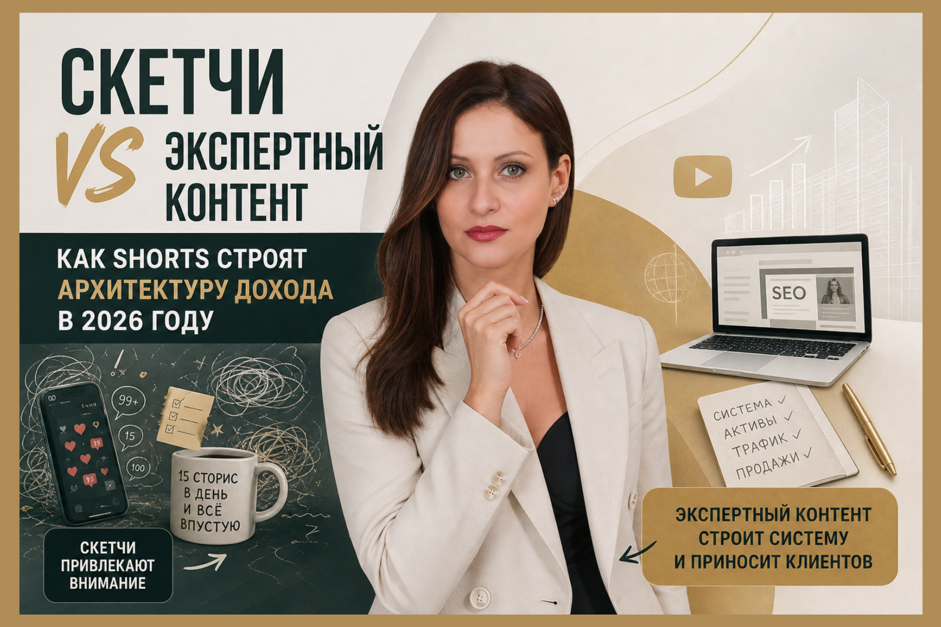 Скетч-маркетинг для экспертов: как новый формат подкаста увеличивает продажи. Создание сайтов для экспертов и онлайн-школ | SEO и YouTube система продаж — Ольга Рэд