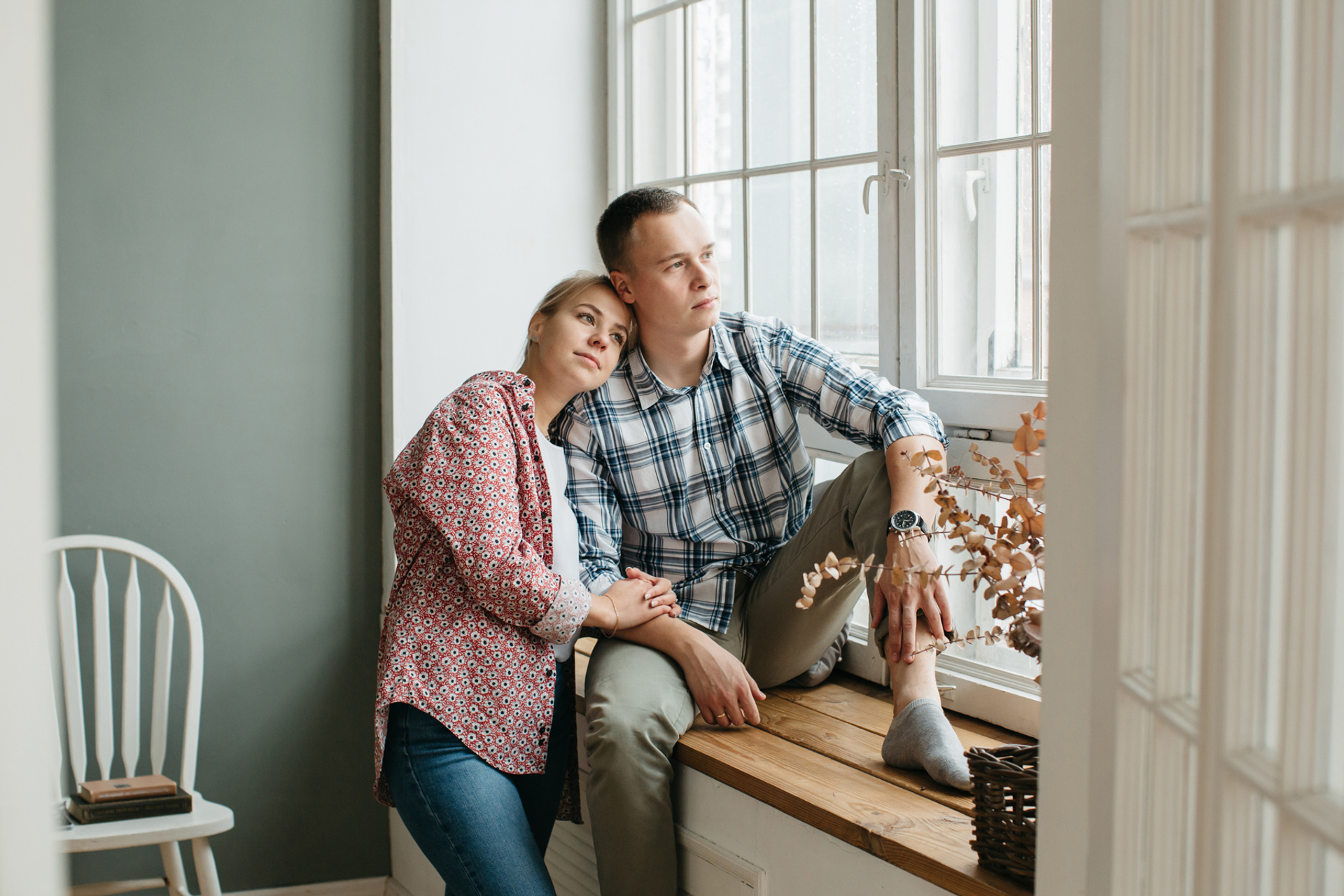 Аня и Валера, маленькая семейная фотосессия