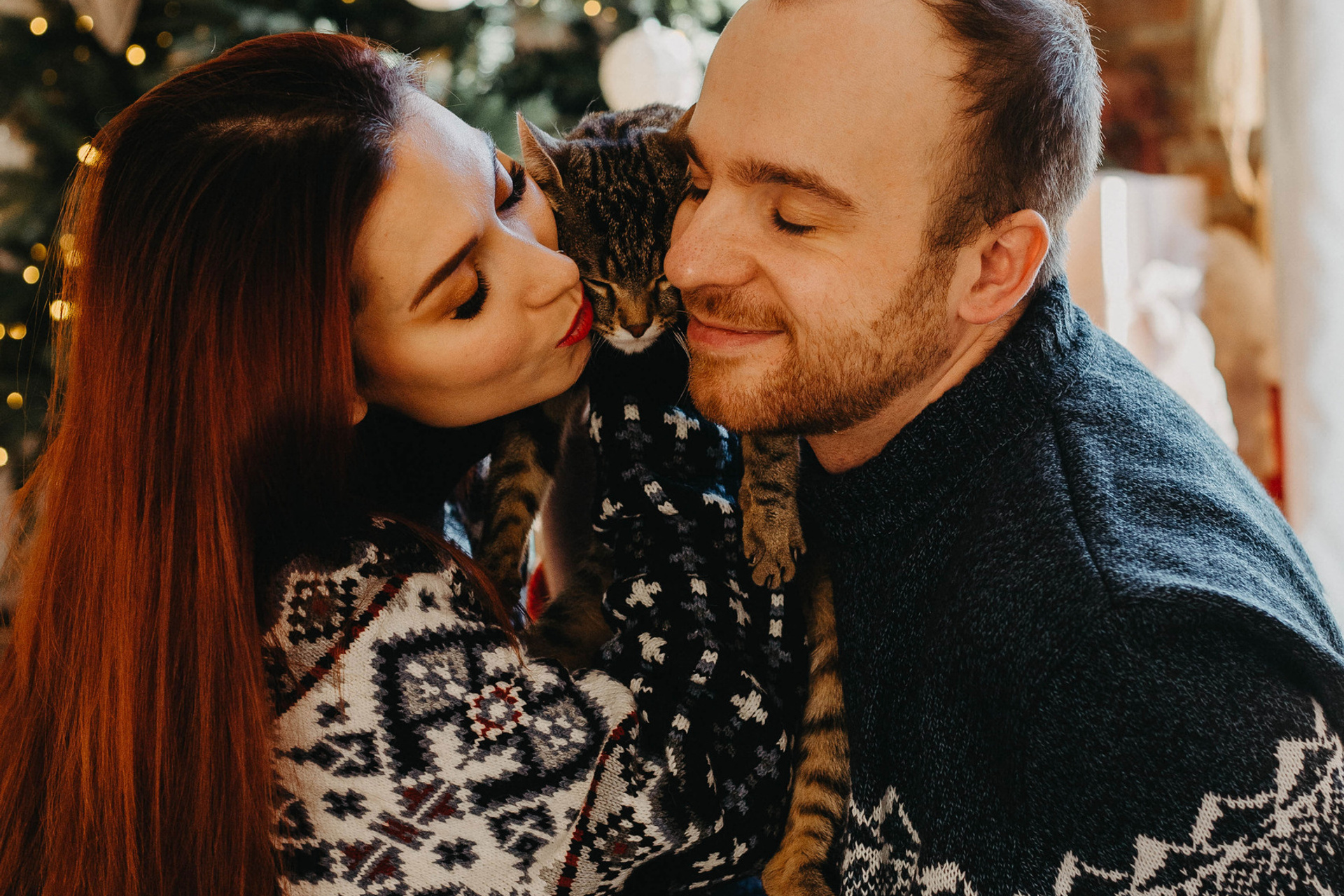 Саша, Илья и пушистый Том