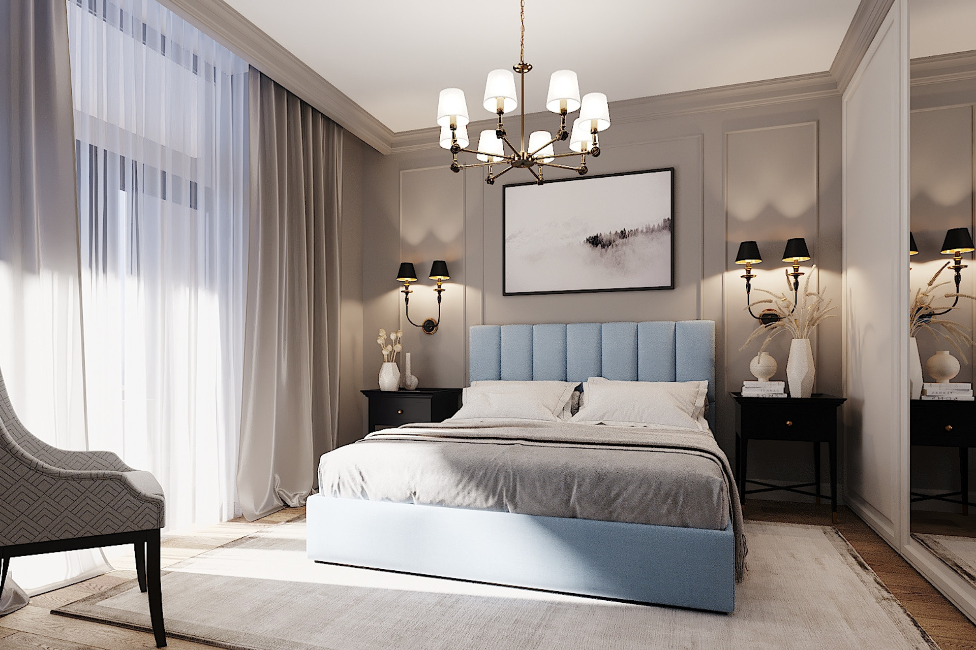 ЖК Новоясеневский. 1-к квартира. 68 м².