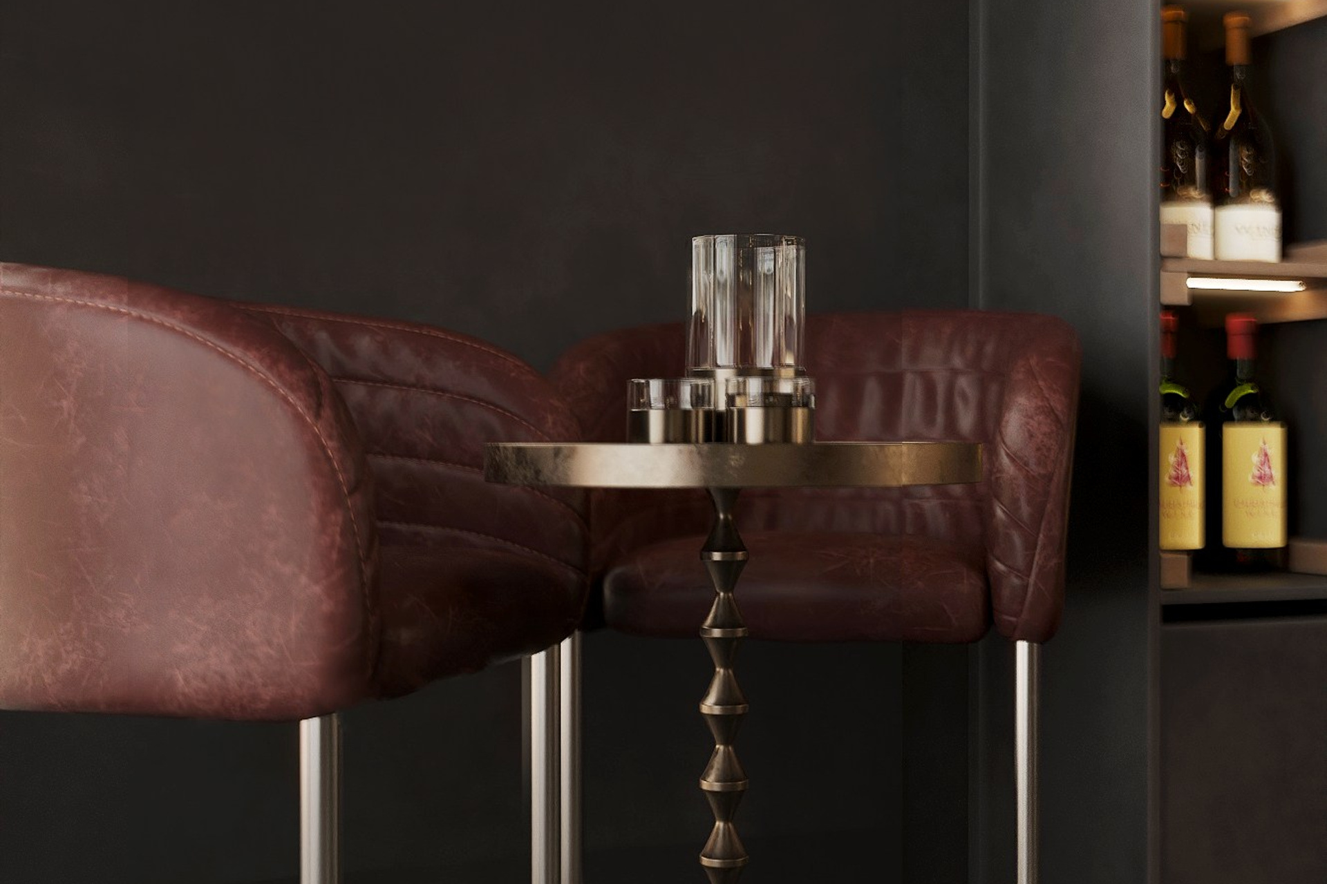 Дизайн интерьера бутика вина, г. Москва, 52 м²