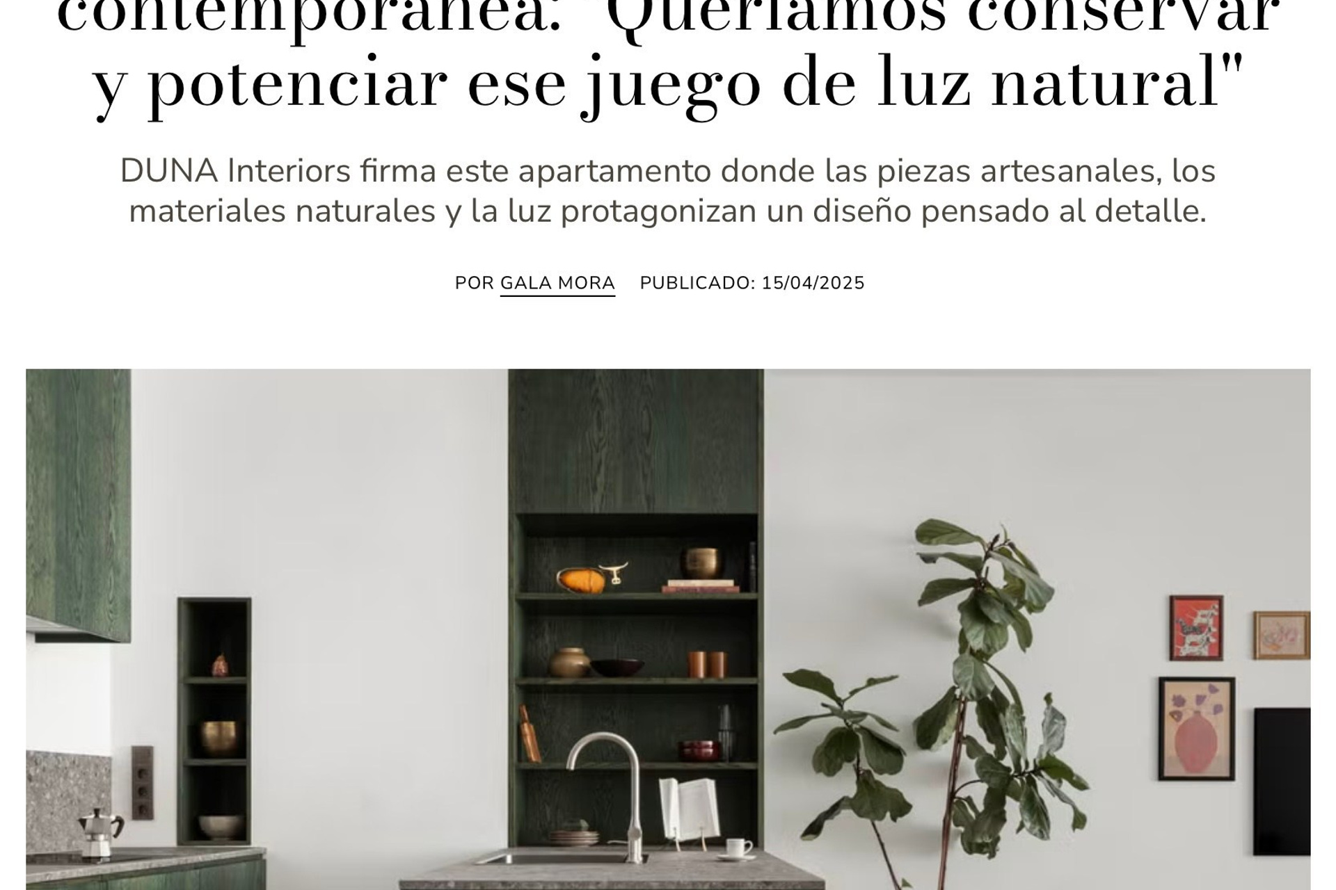 Duna Interiors&nbsp;— Nuevo Estilo